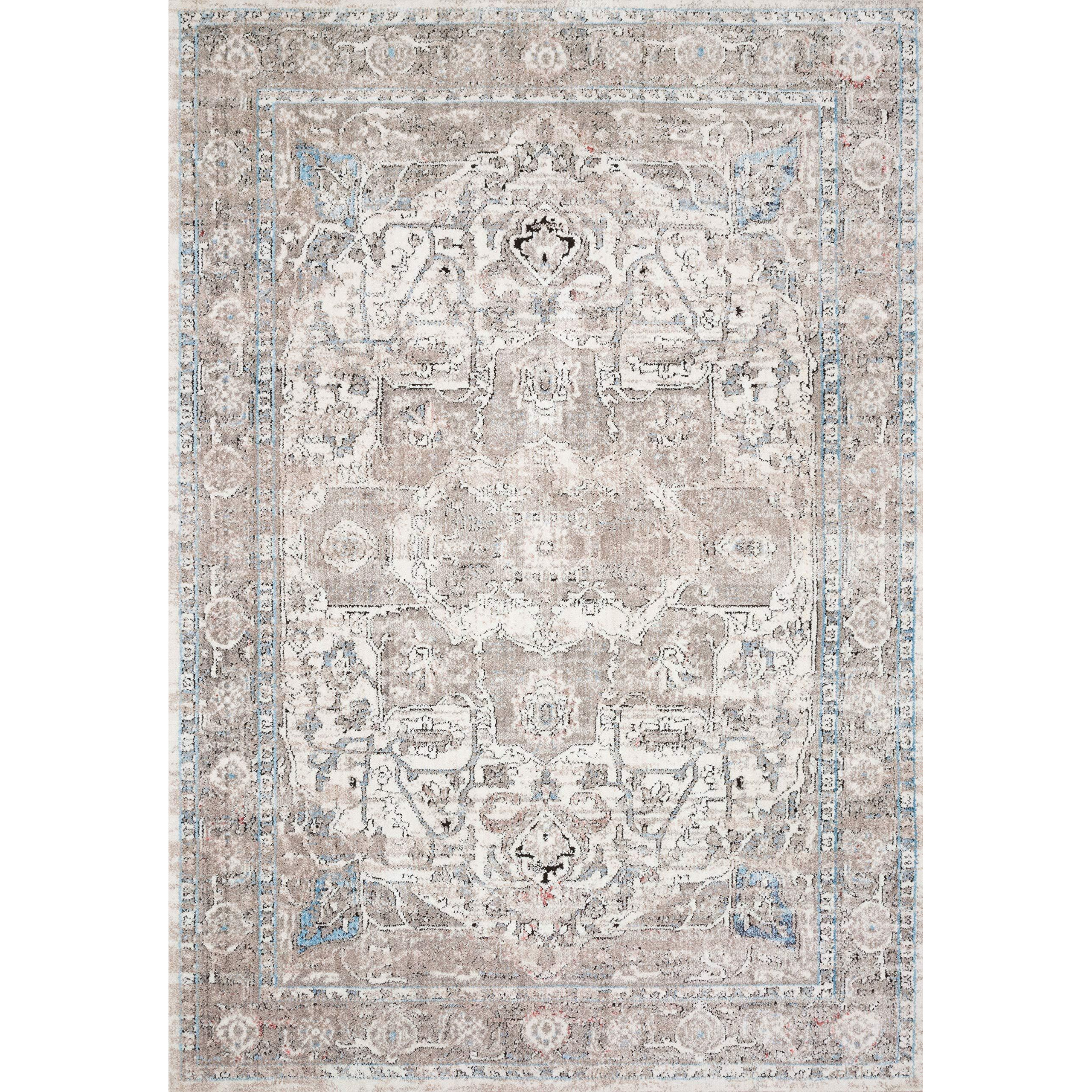 Dante 9'-6" X 13'-3" Rug, Ivory / Stone