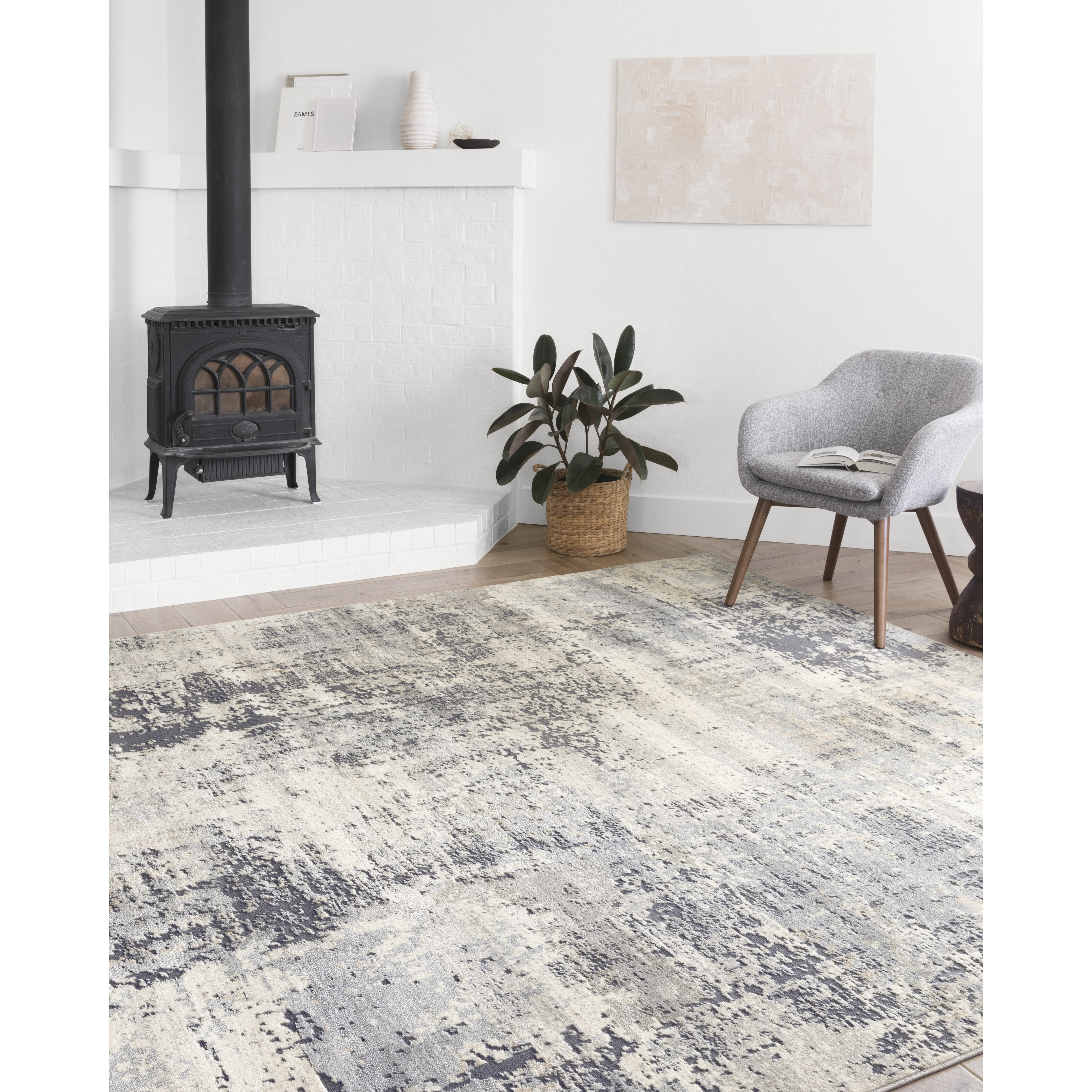 Lucia 2'-8" X 14' Rug, Granite