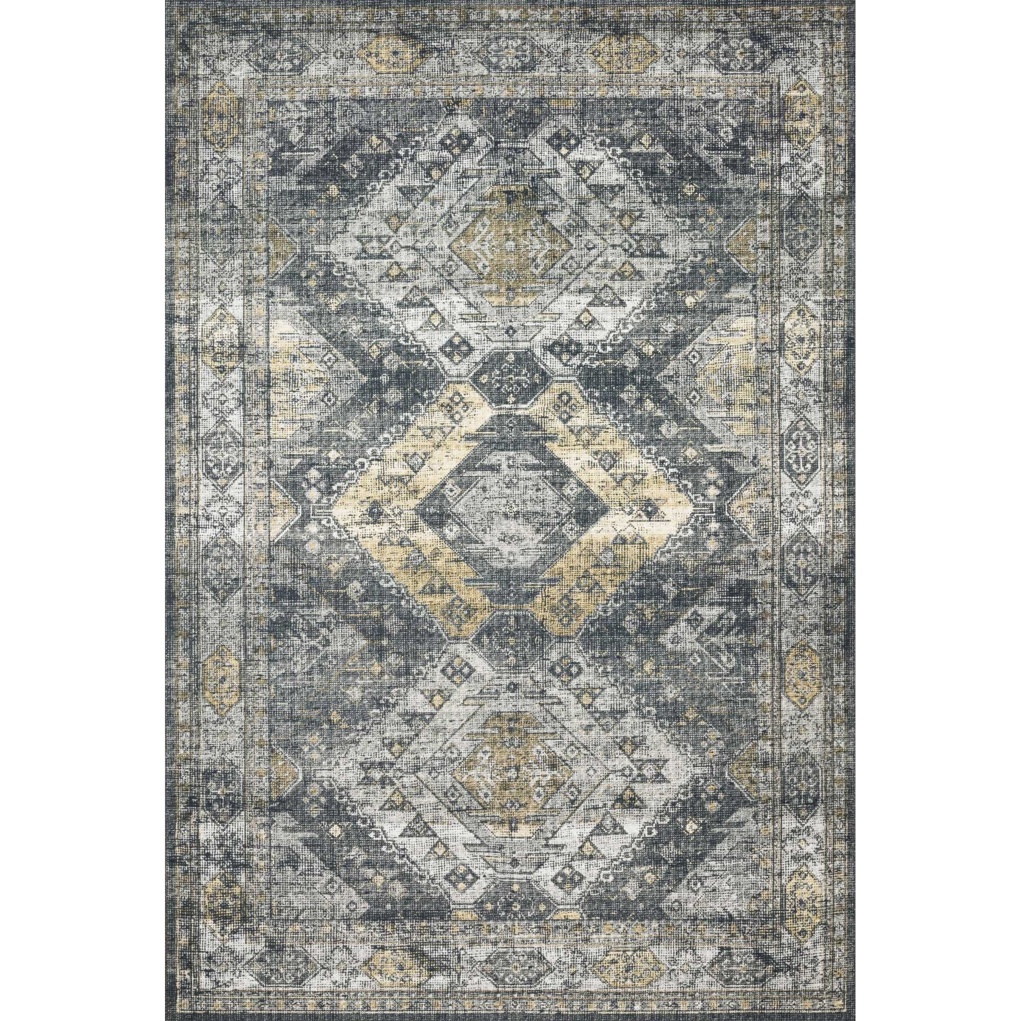 Skye 2'-3" X 3'-9" Rug, Graphite / Silver