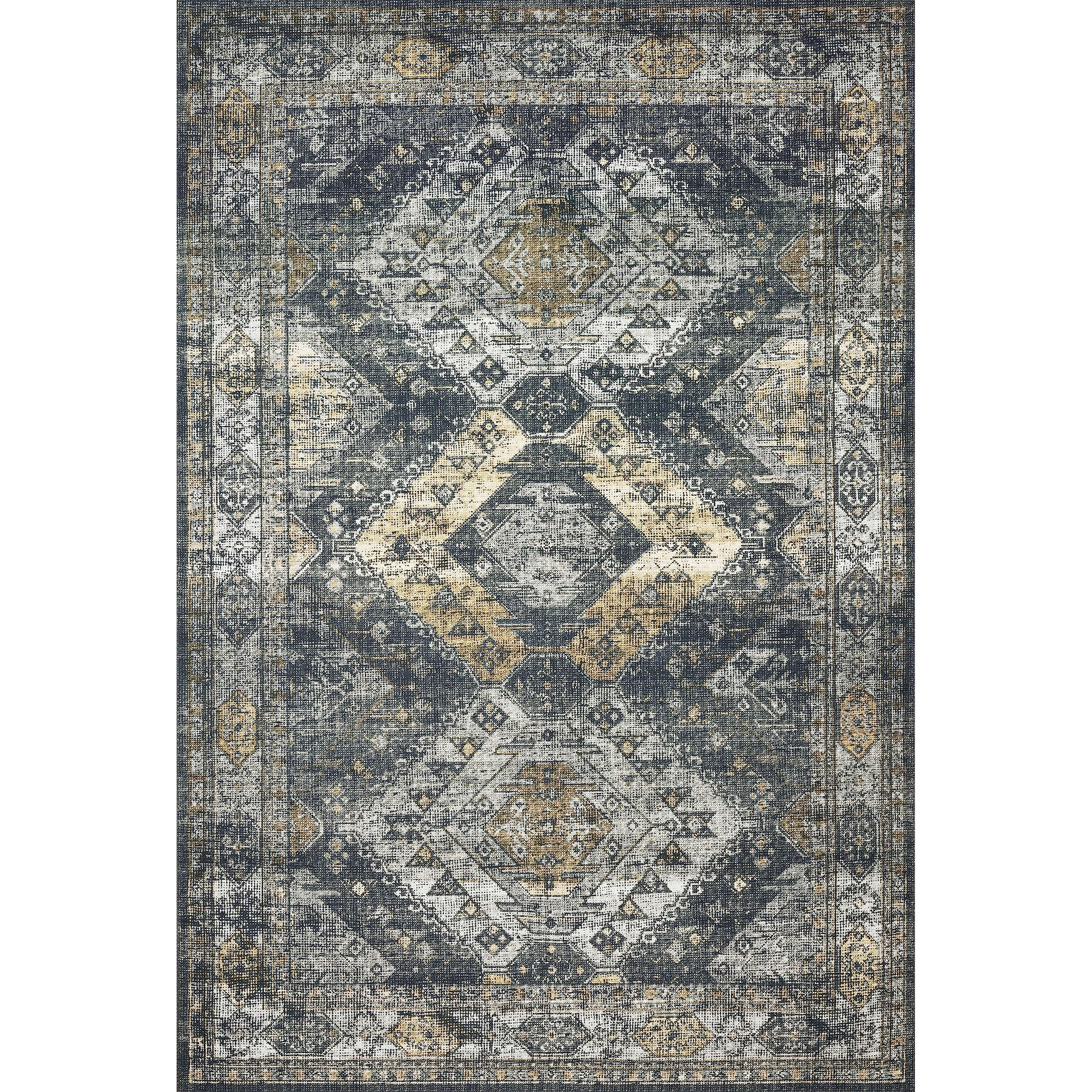 Skye 2'-3" X 3'-9" Rug, Graphite / Silver