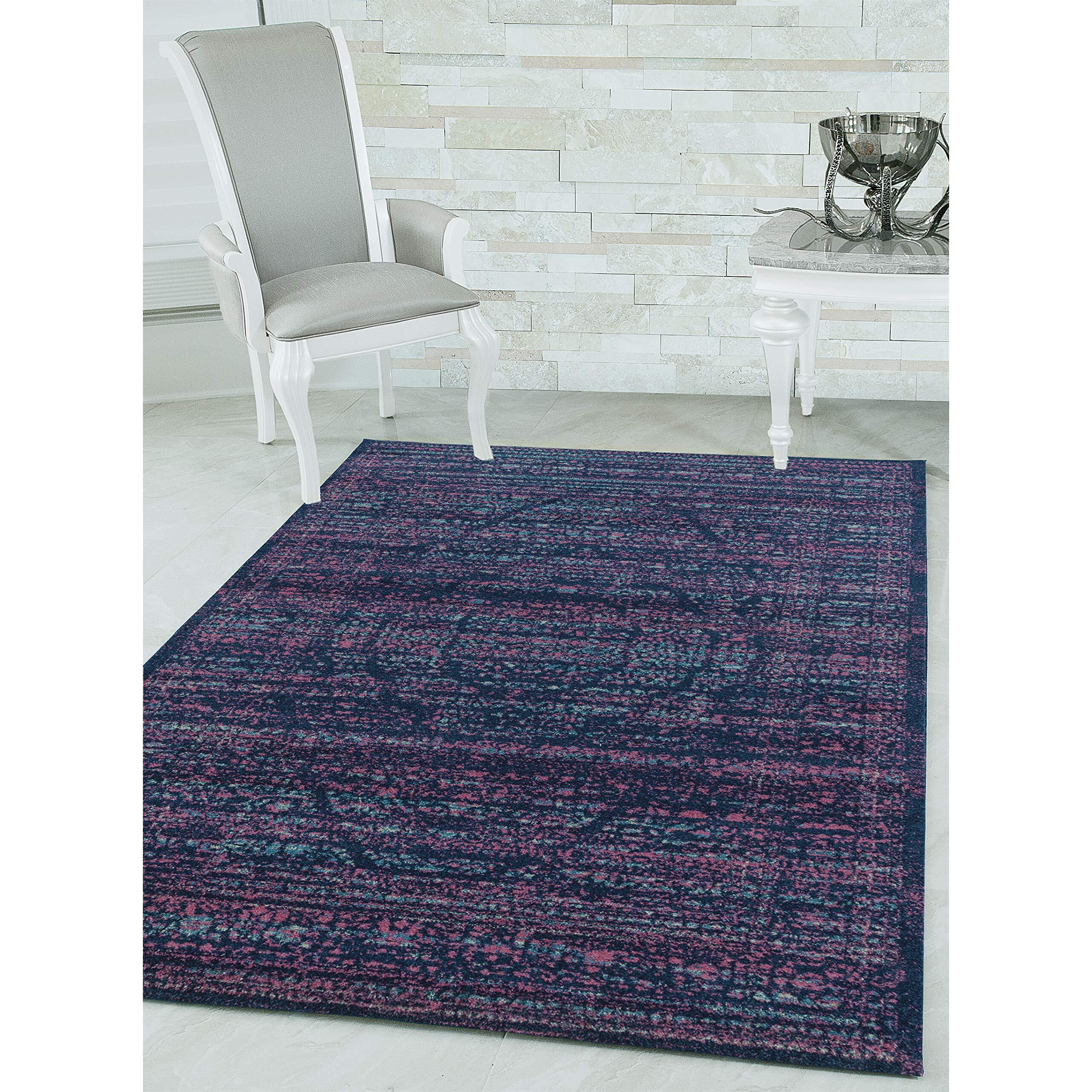 United Weavers Abigail Analia Midnight Blue 12x15 Rug 12'6 x 15'