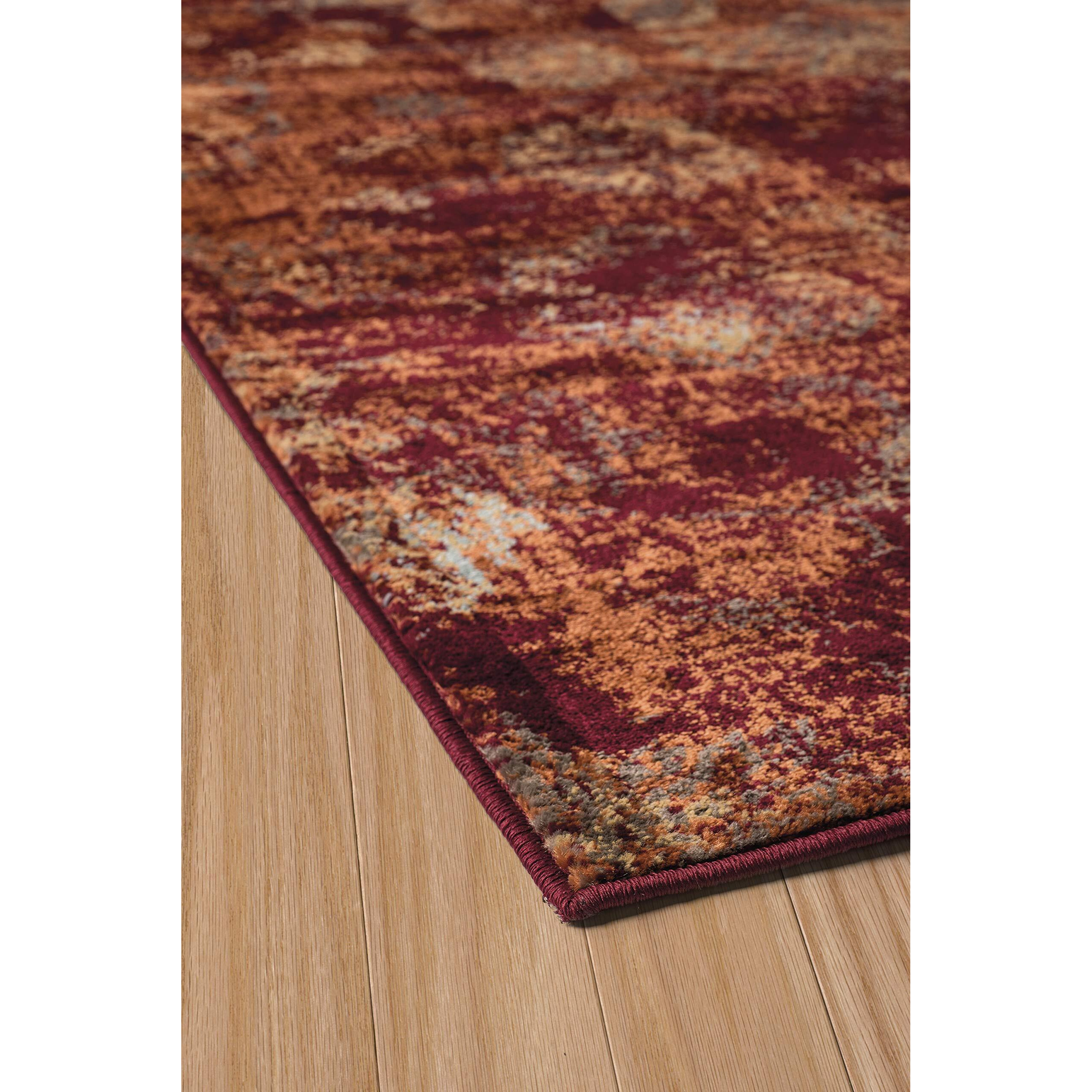 United Weavers Bridges Via Vicosa Crimson Area Rug 5'3 X 7'2