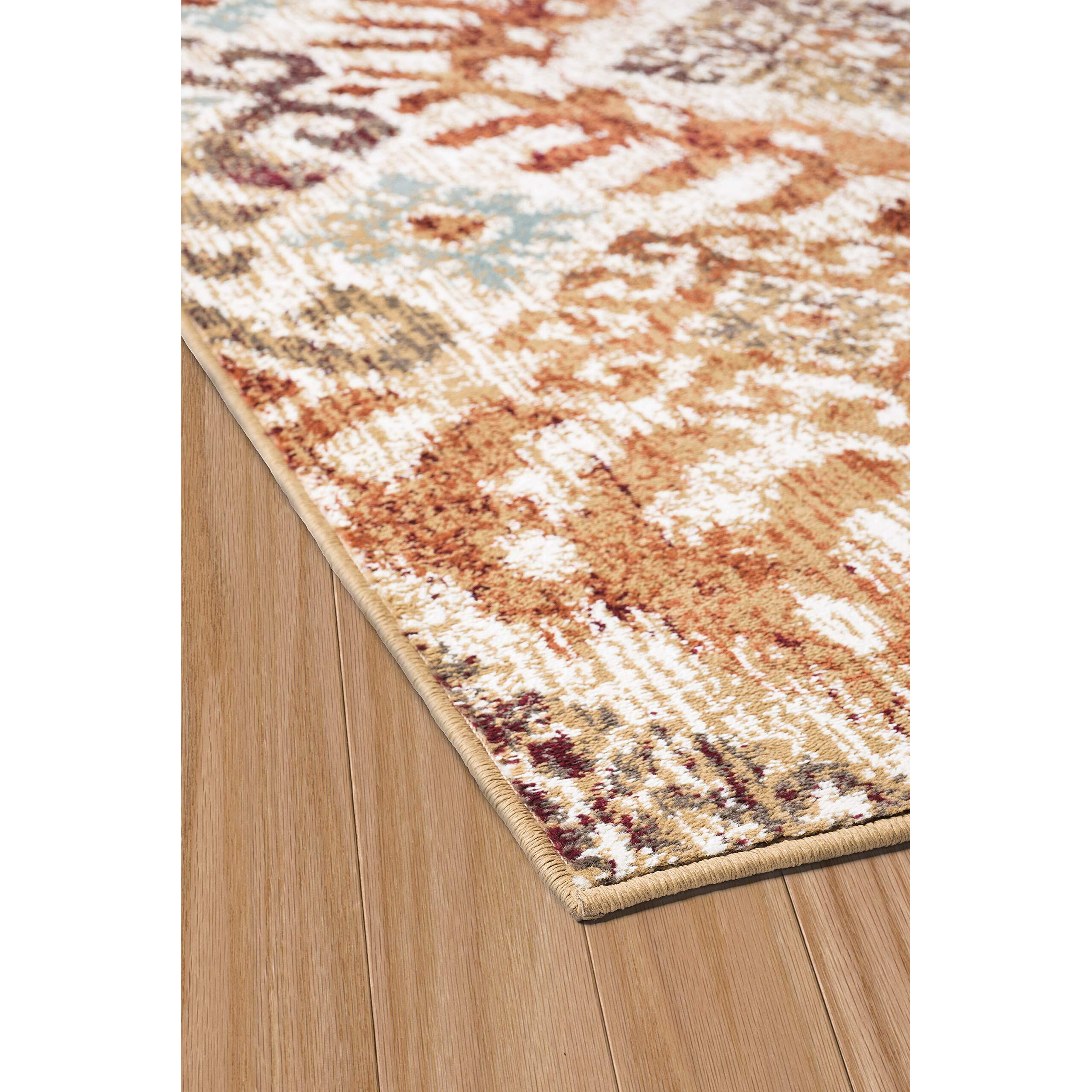 United Weavers Bridges Verazanno Crimson Accent Rug 1'10 X 3'