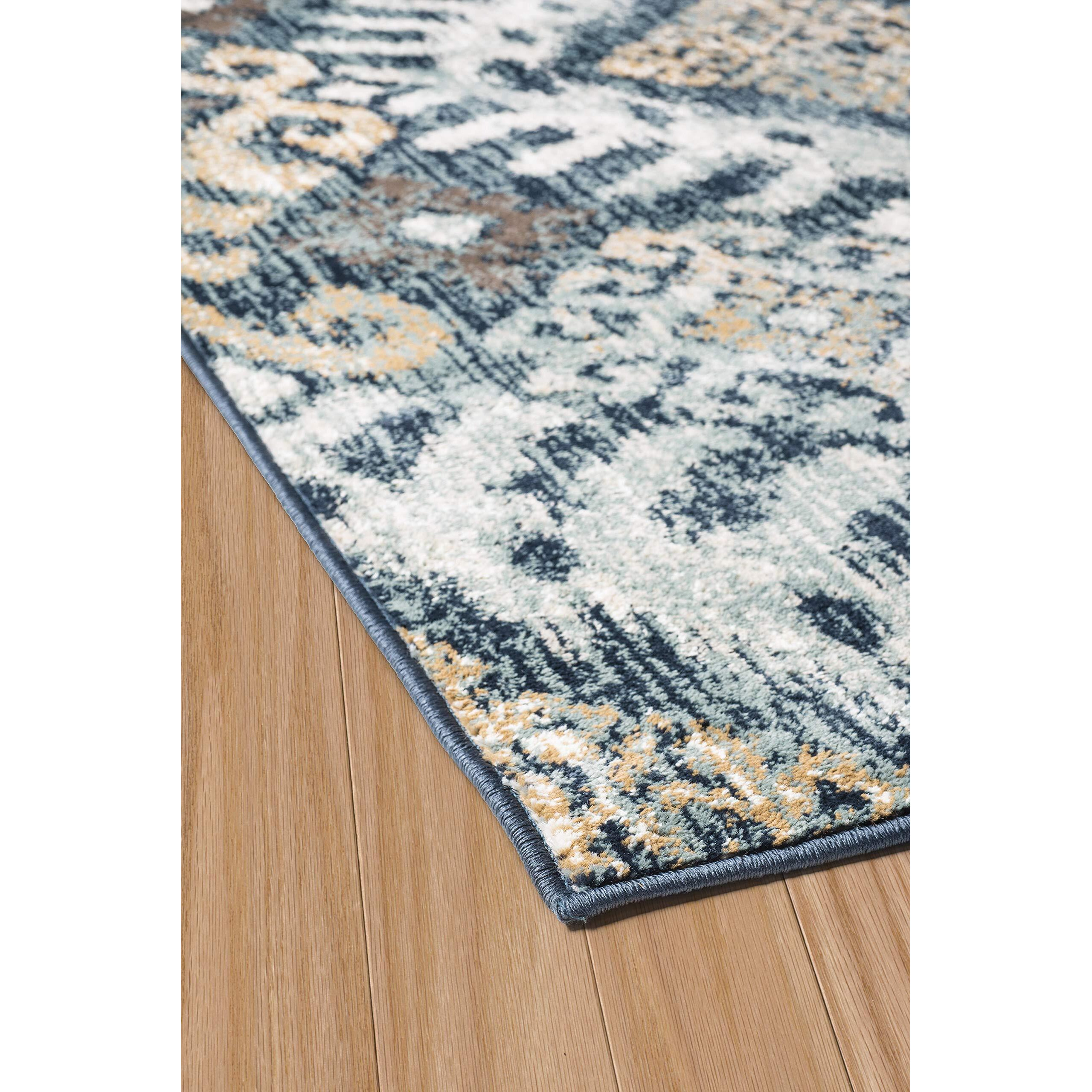 United Weavers Bridges Verazanno Navy Oversize Rug 7'10 X 10'6