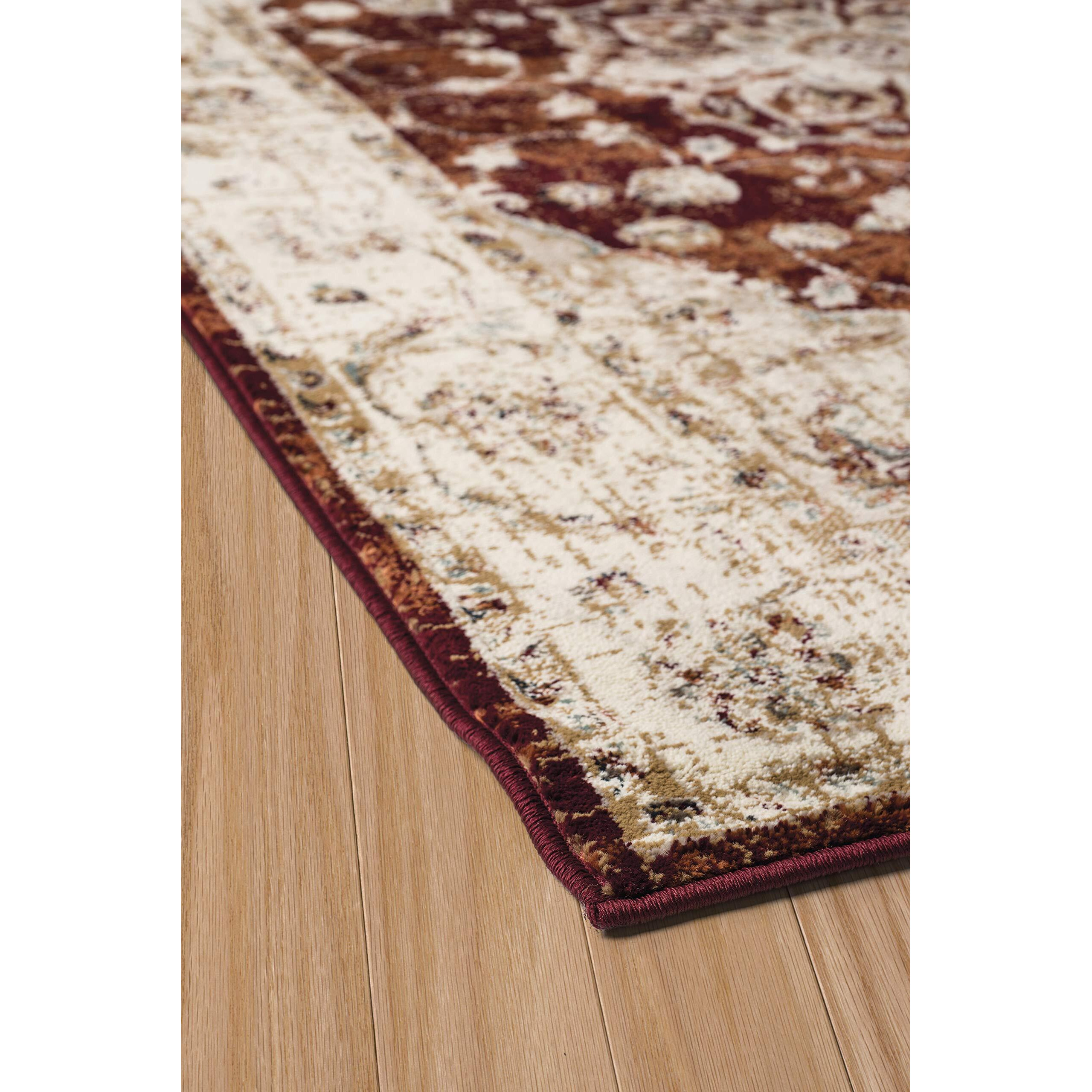 United Weavers Bridges Ponte Vecchio Crimson Runner Rug 1'10 X 7'2