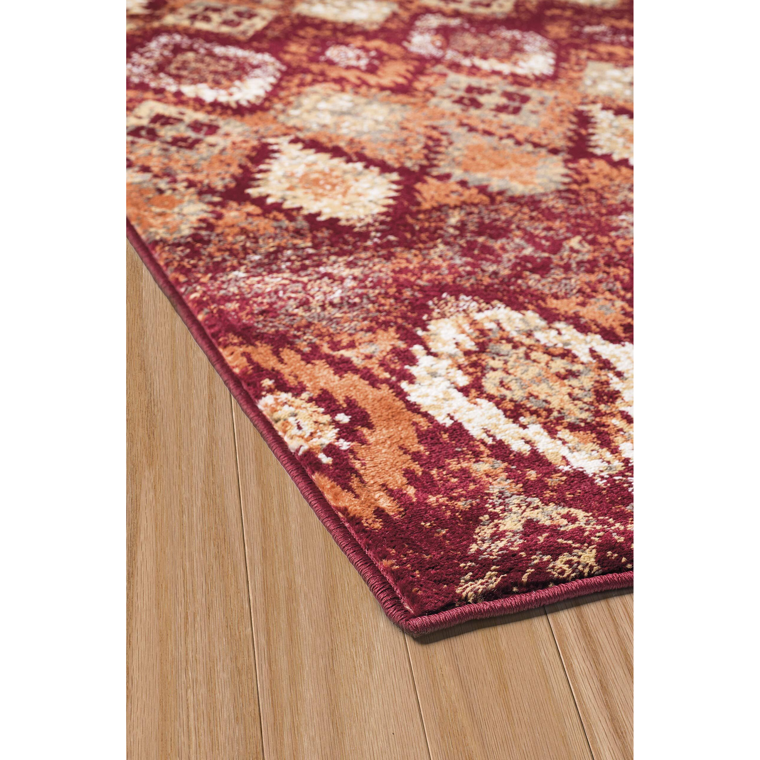 United Weavers Bridges San Paula Crimson 12x15 Rug 12'6 X 15'