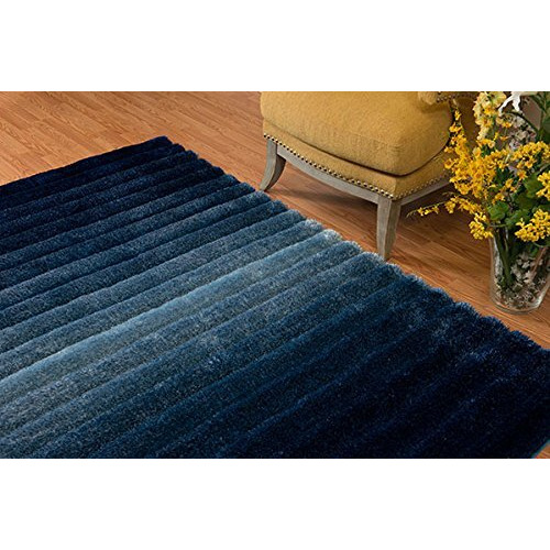 United Weavers Finesse Queues Blue Oversize Rug   7'10 X 10'6