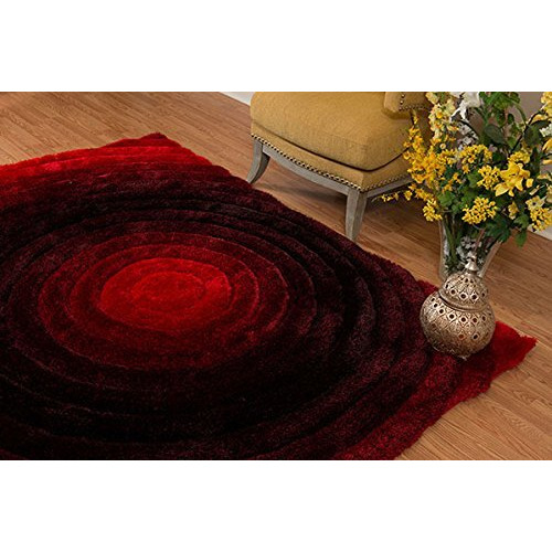 United Weavers Finesse Cyclic Burnt Red Oversize Rug   7'10 X 10'6