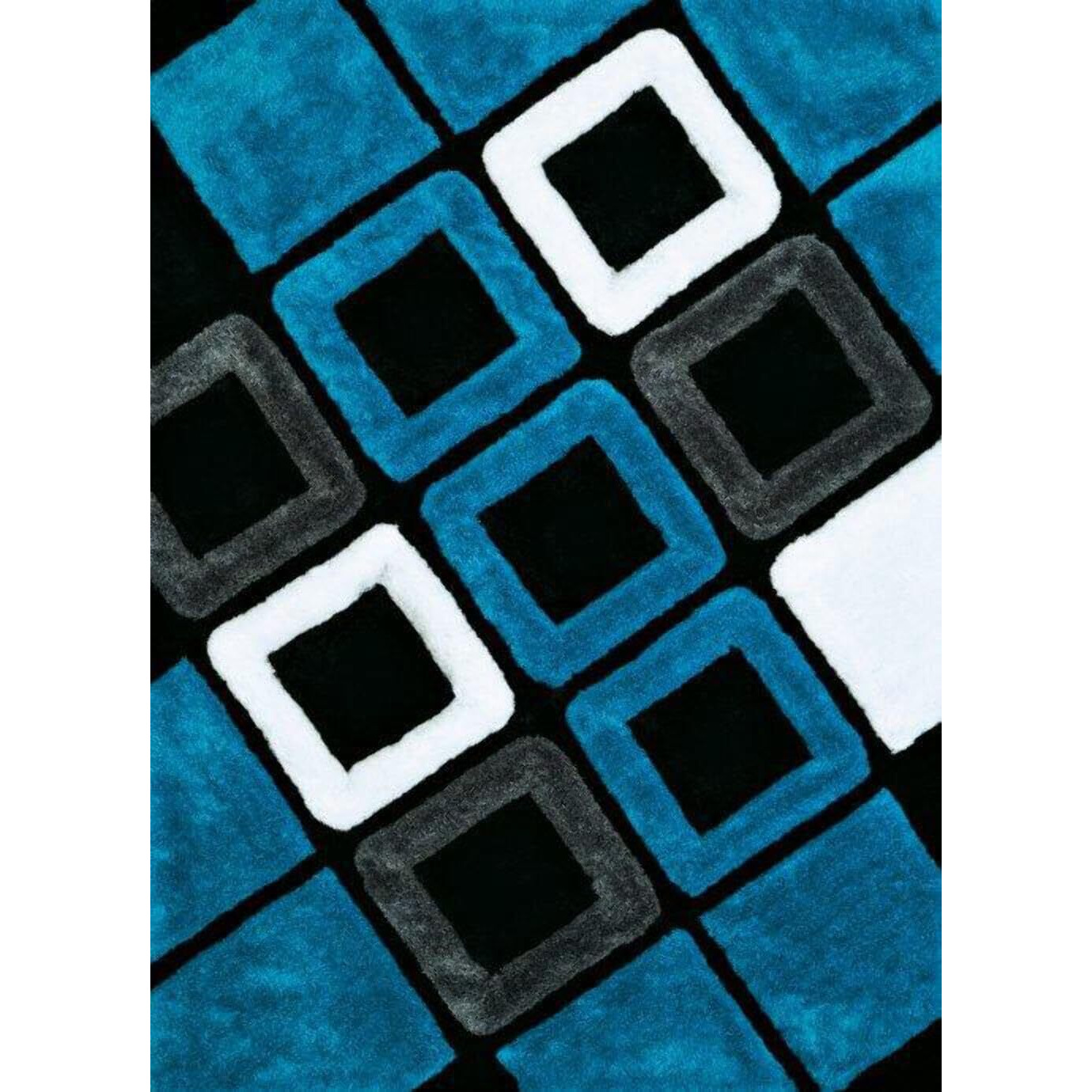 United Weavers Finesse Plush Aqua Accent Rug  1'10 X 3'