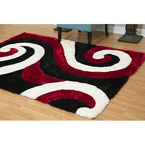 United Weavers Finesse Summit Red Area Rug  5'3 X 7'2