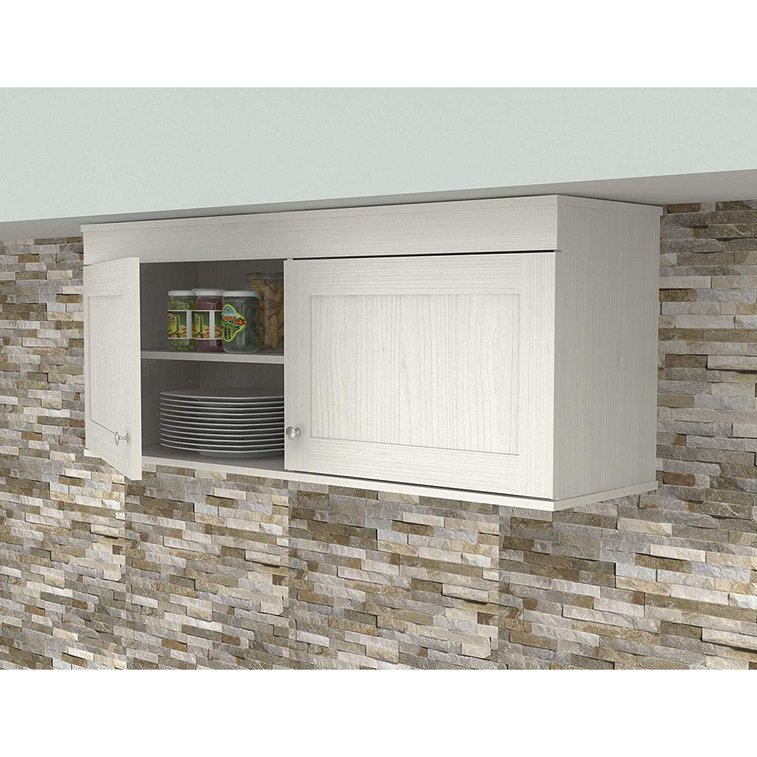 Wall Mounted 2-Door Buffet Cabinet