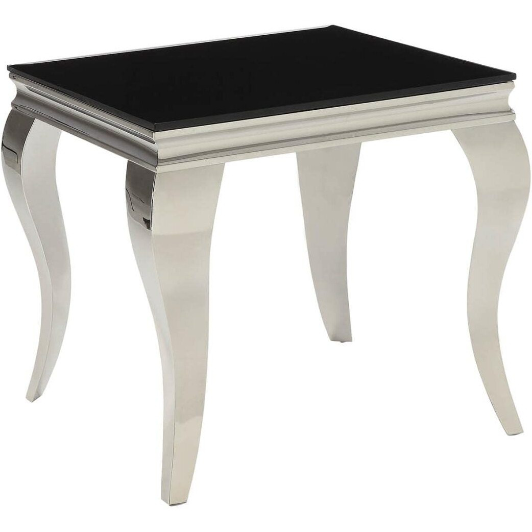Contemporary Black Side Table