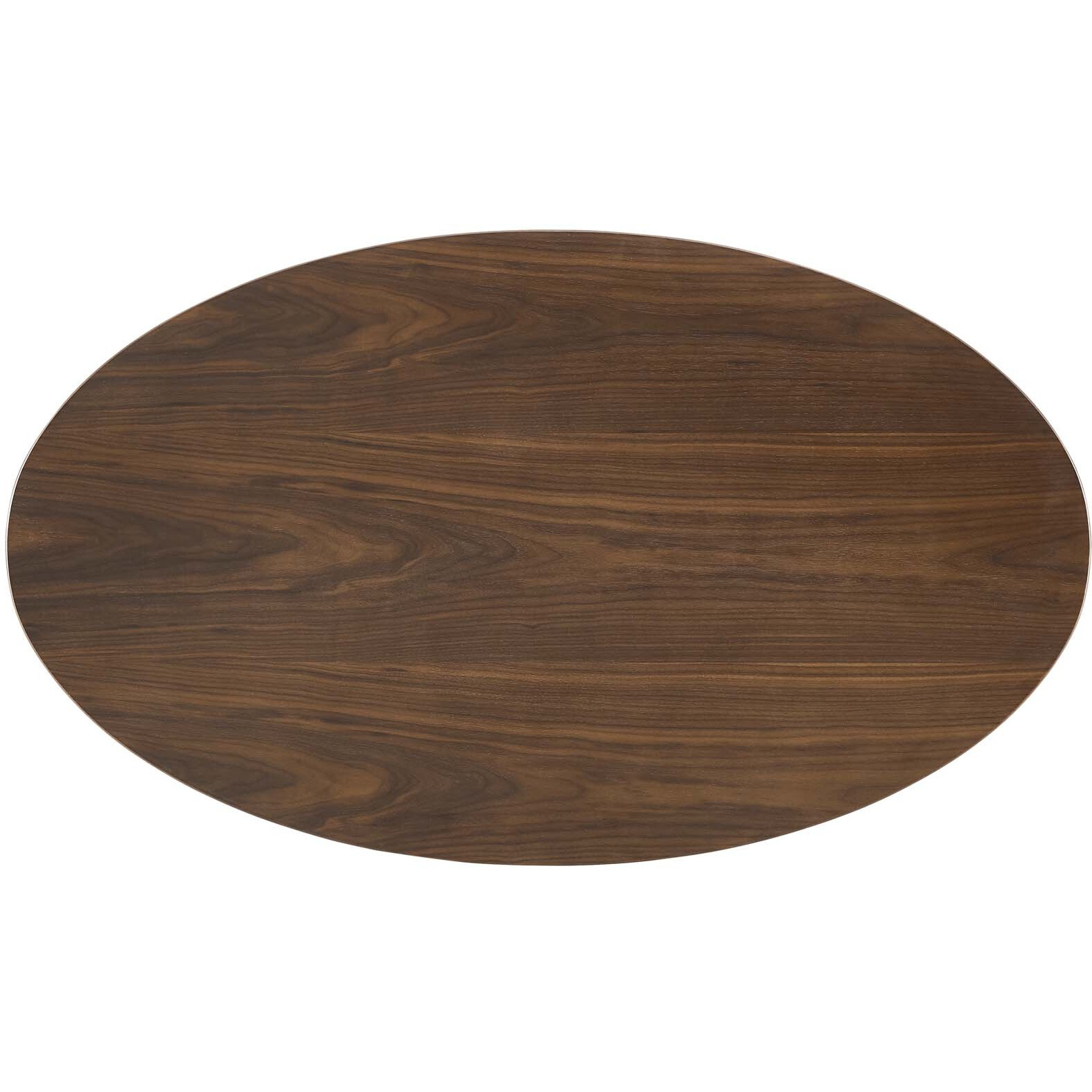 Lippa 48" Oval Walnut Dining Table