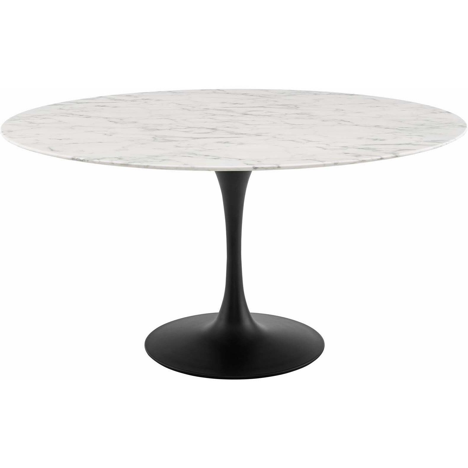 Lippa 60" Round Artificial Marble Dining Table
