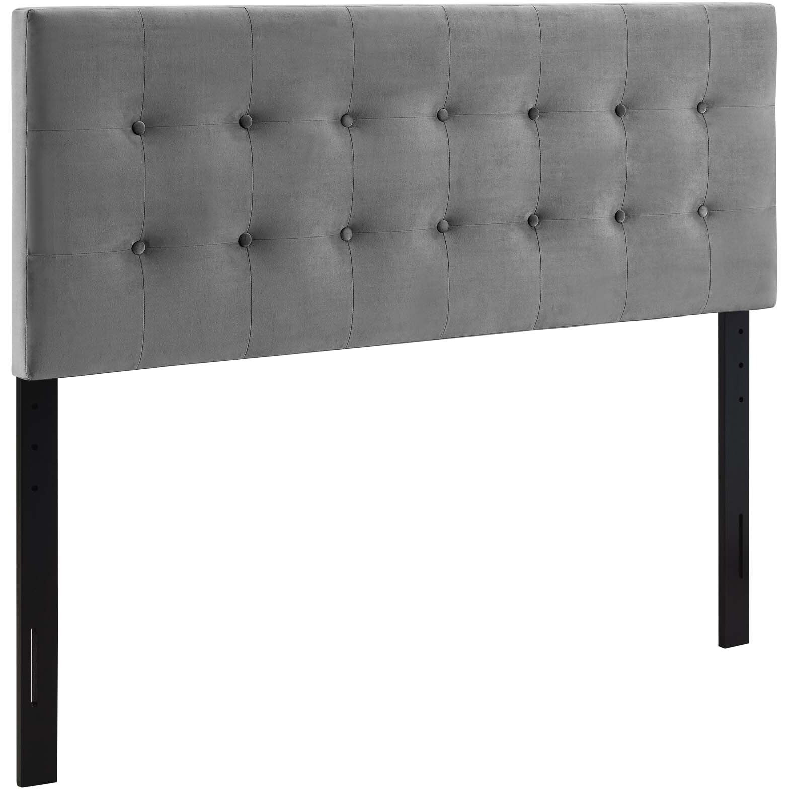 Emily Full Biscuit Tufted Performance Velvet Headboard