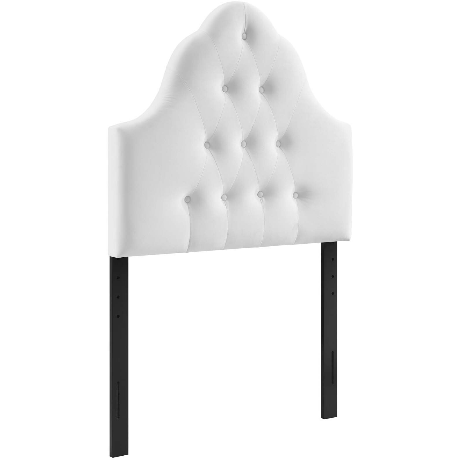Sovereign Twin Diamond Tufted Performance Velvet Headboard