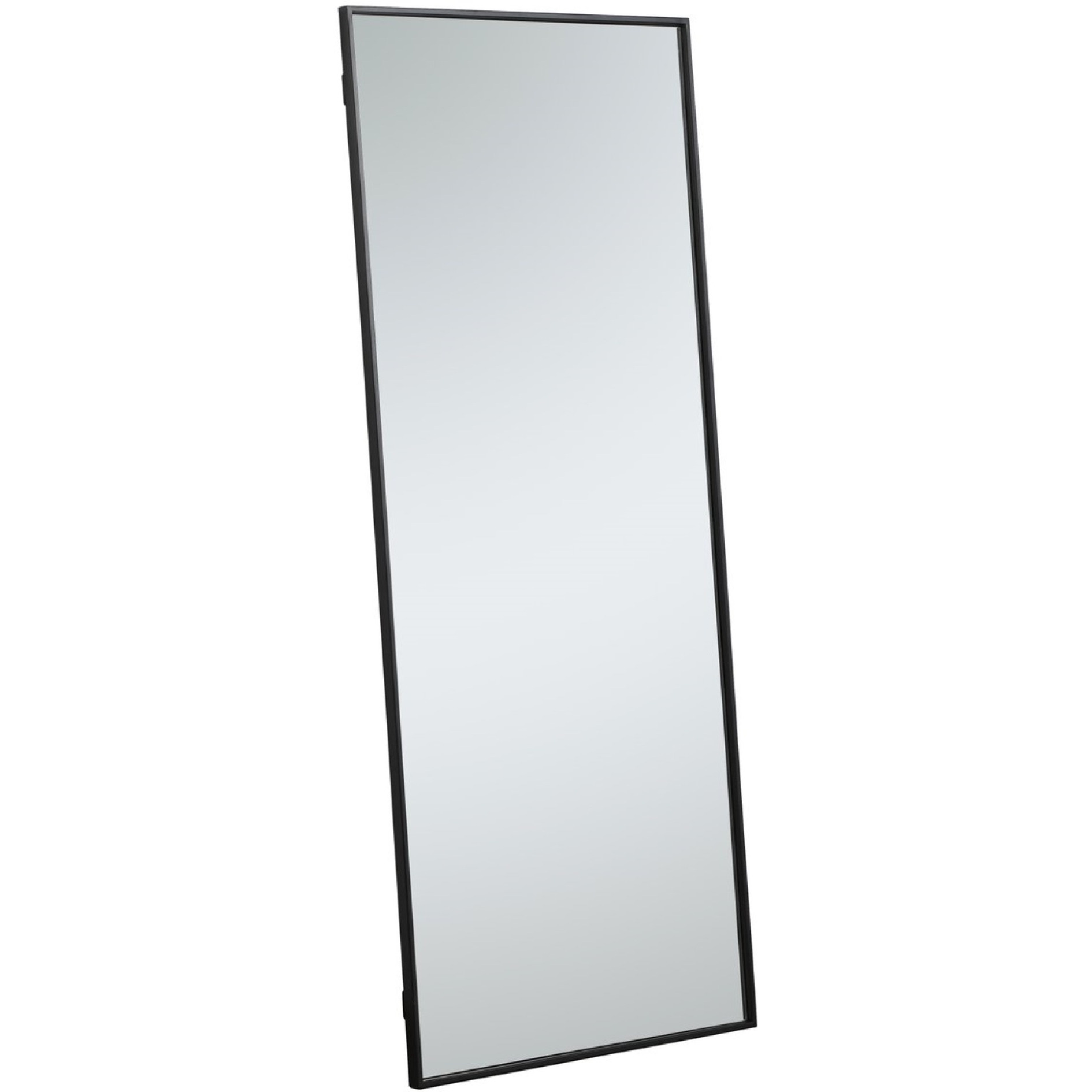 Metal frame rectangle mirror 24 inch in Black