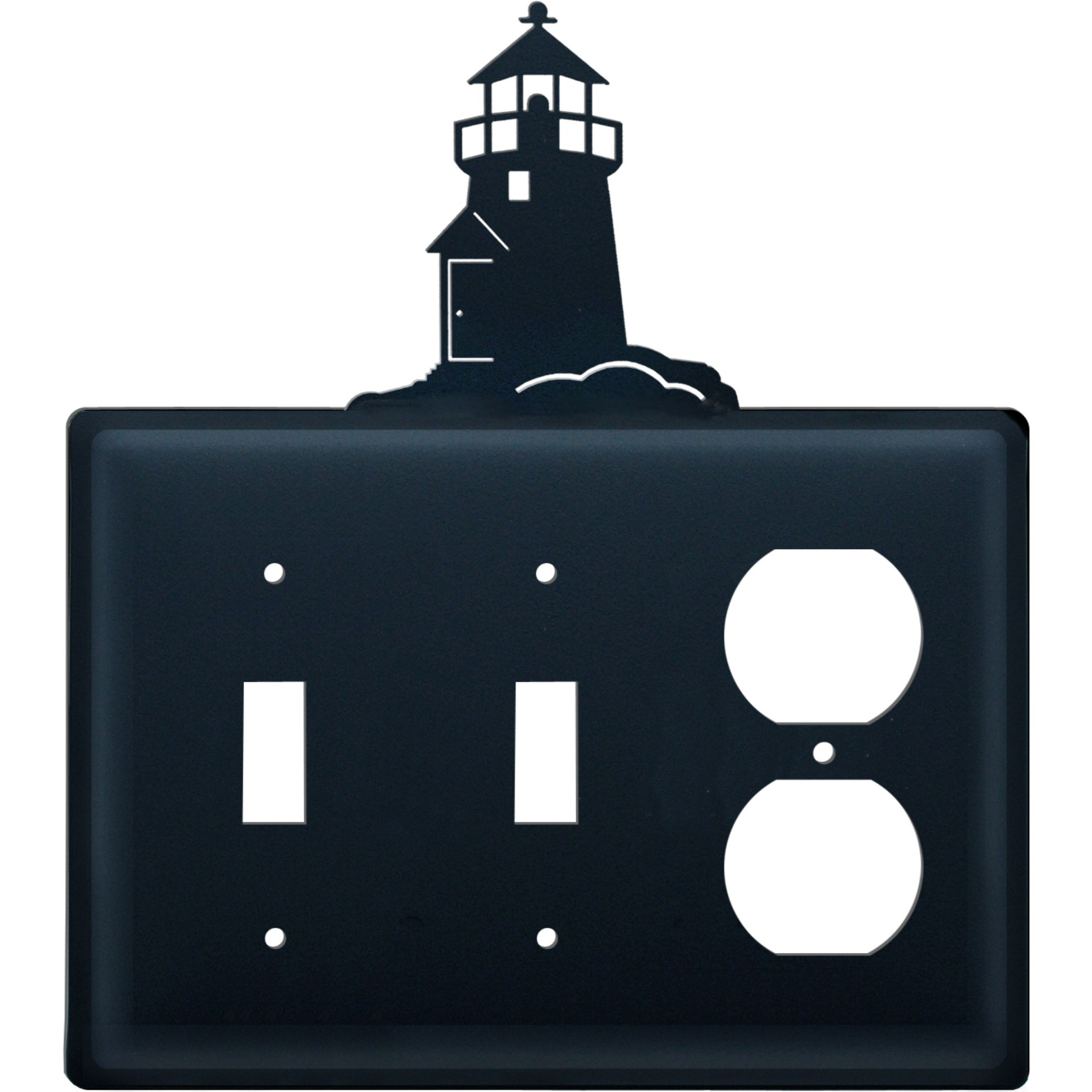 Lighthouse - Double Switch & Single Outlet Cover