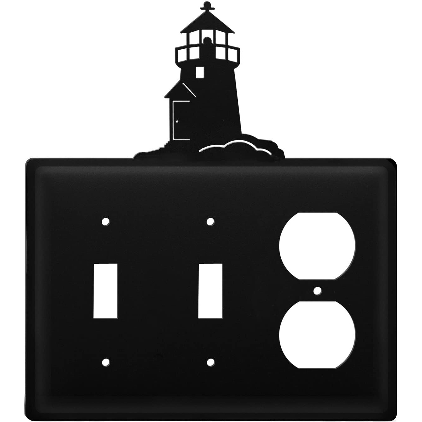 Lighthouse - Double Switch & Single Outlet Cover