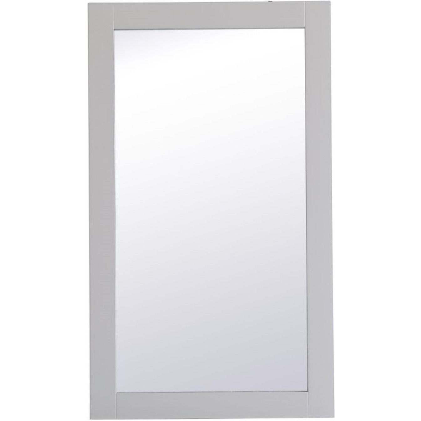 Aqua rectangle vanity mirror 18 inch in Grey