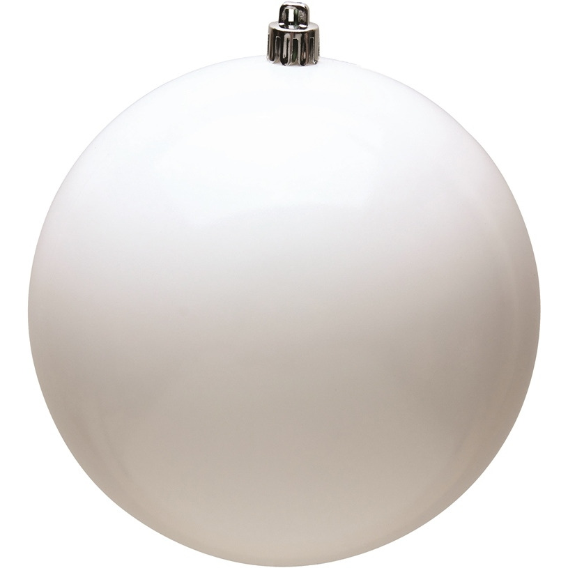 Vickerman 2.4" White Shiny Ball UV 24/Bag - N590611DSV