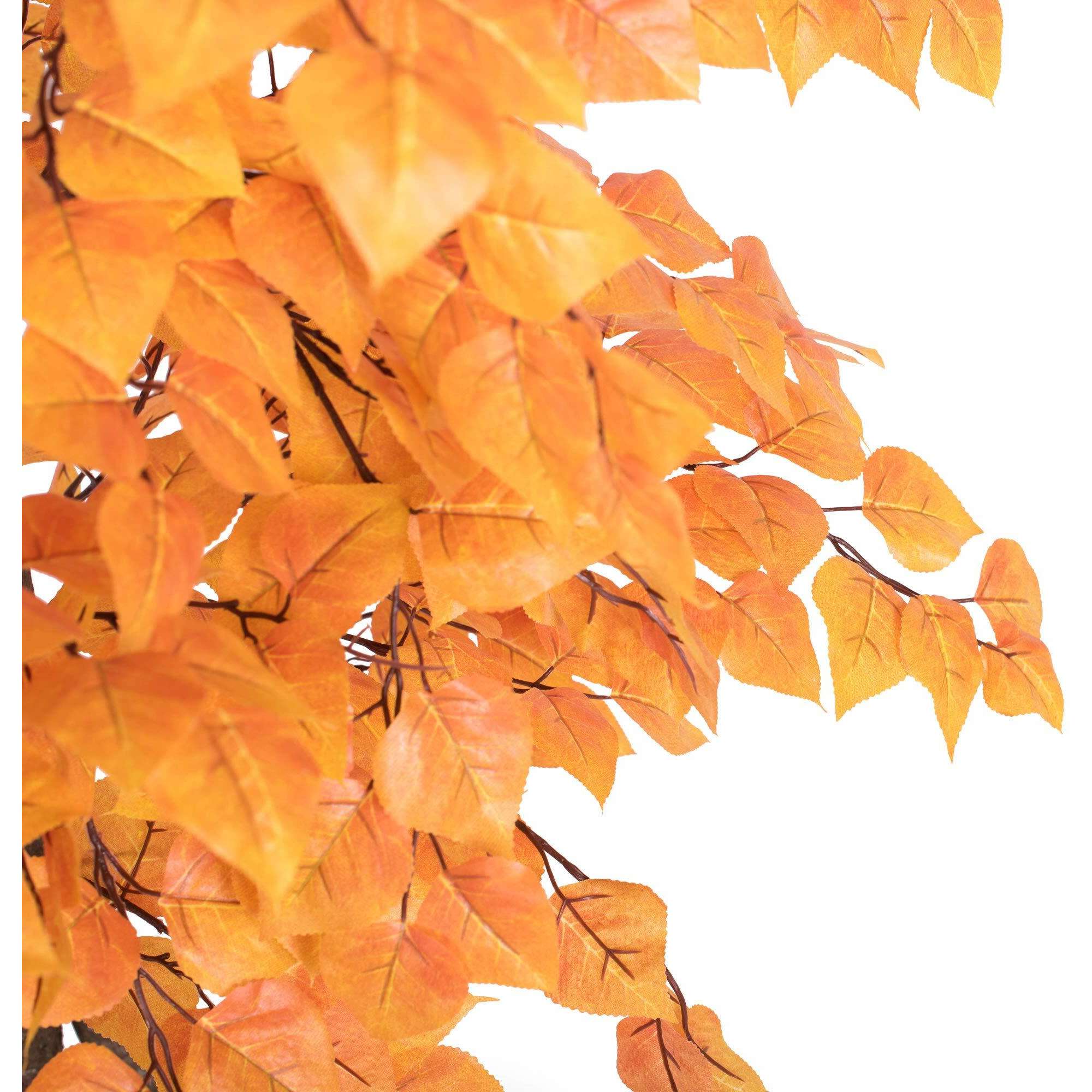 Vickerman 4' Golden Aspen Bush in Blk Pot - TBU2240-06