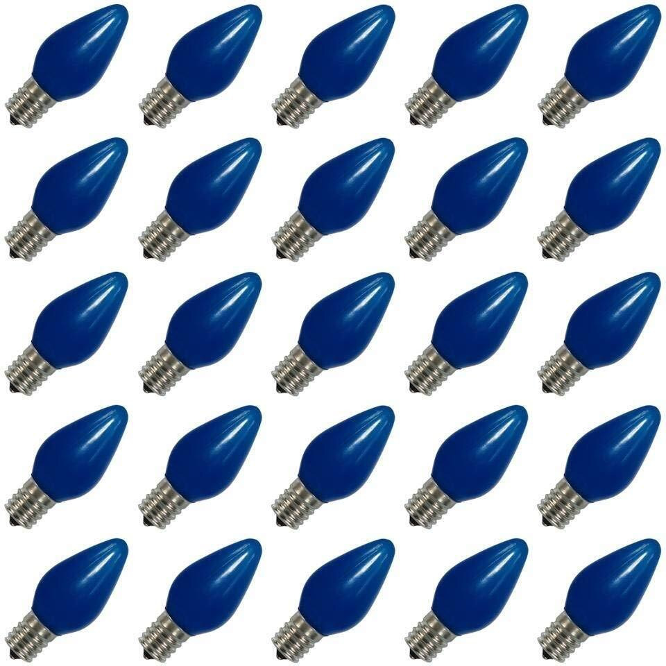 Vickerman C7 Ceramic LED Blue Bulb .96W 130V 25/Bx - XLEDSC72-25