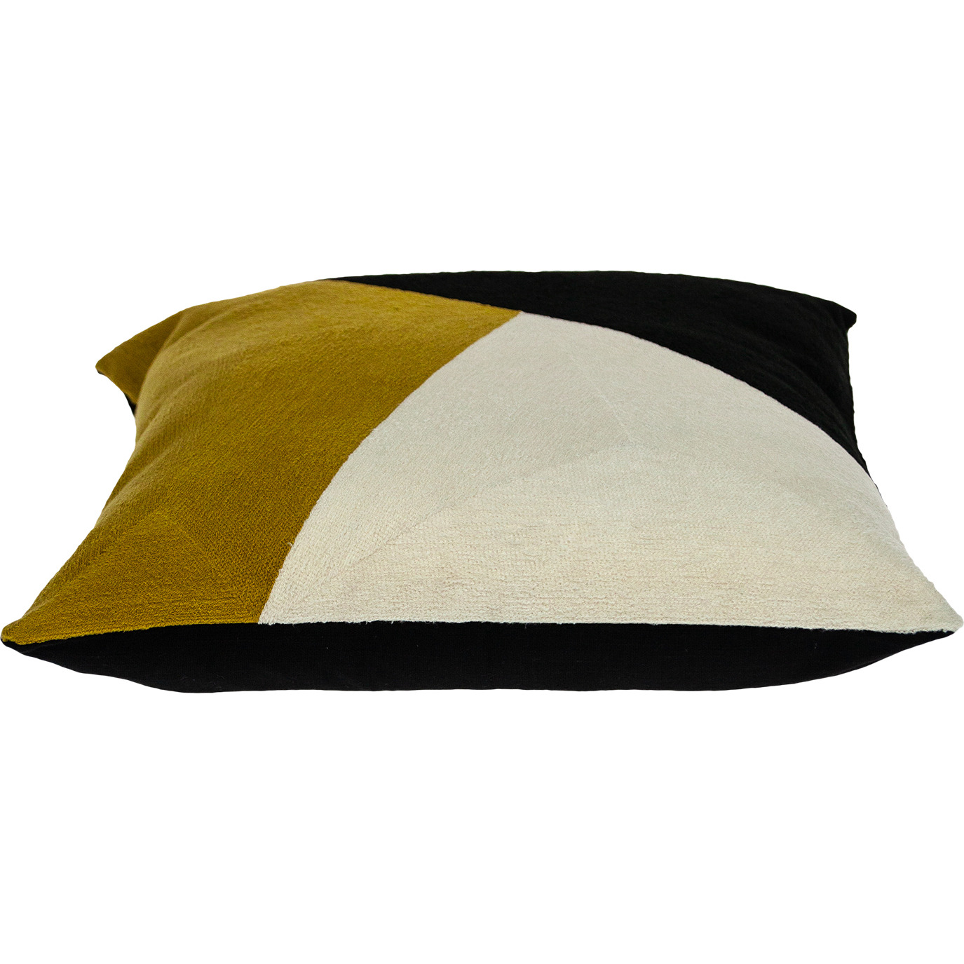 Parkland Collection Lineo Contemporary Multicolor Pillow Cover With Poly Insert