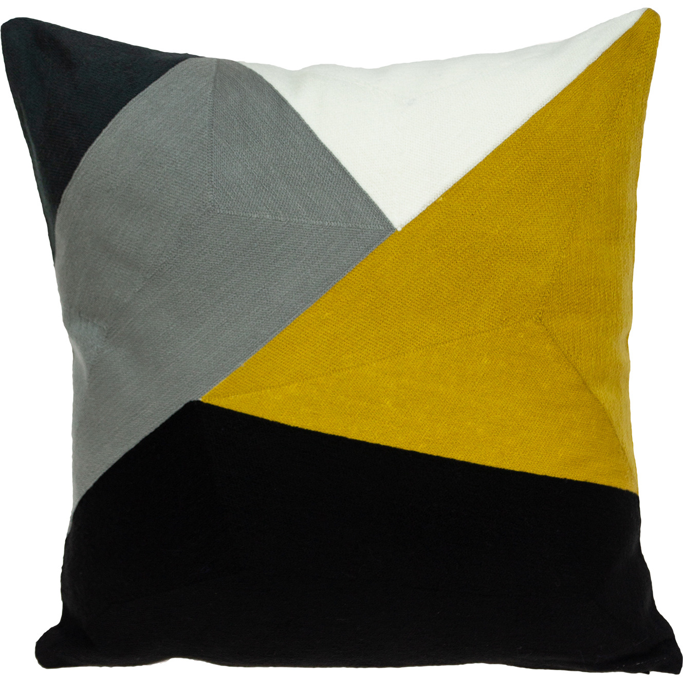Parkland Collection Contix Contemporary Multicolor Pillow Cover With Poly Insert