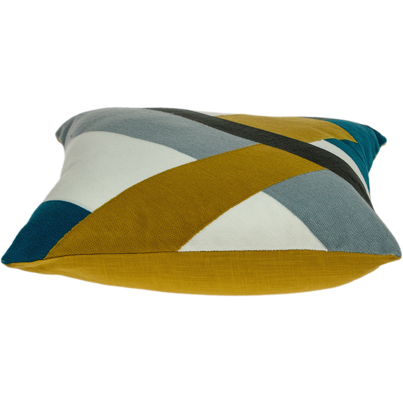 Parkland Collection Lumen Contemporary Multicolor Pillow Cover With Poly Insert