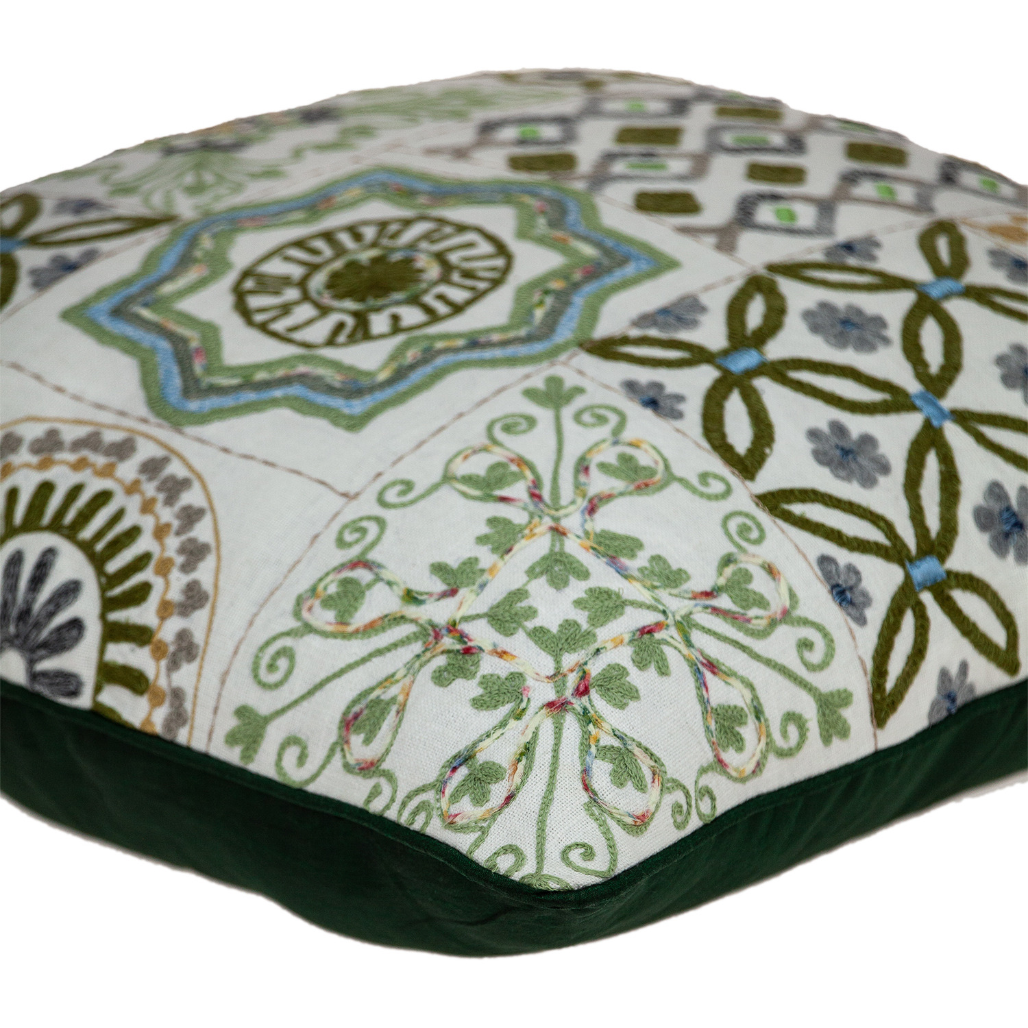 Parkland Collection Ren Transitional Beige Pillow Cover With Poly Insert