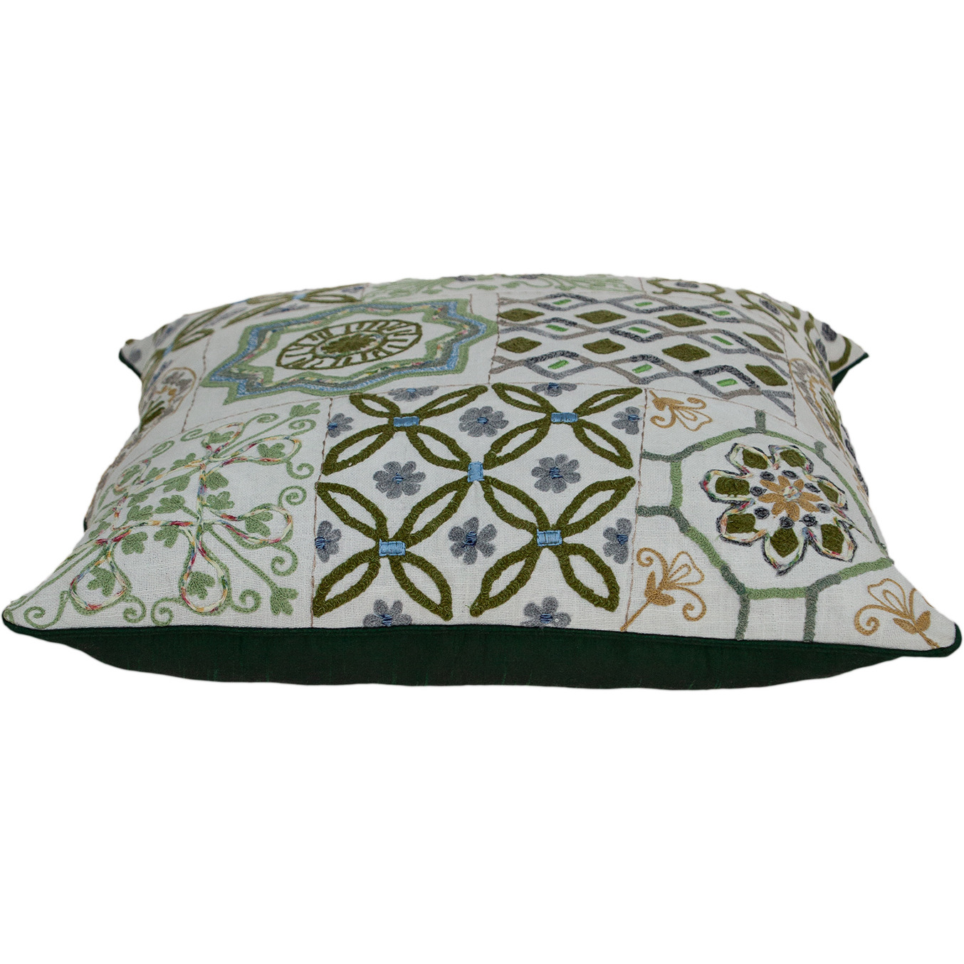 Parkland Collection Ren Transitional Beige Pillow Cover With Poly Insert