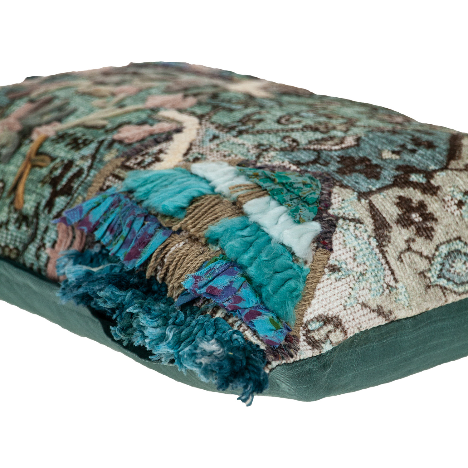 Parkland Collection Adya Accent Multicolor Pillow Cover With Poly Insert