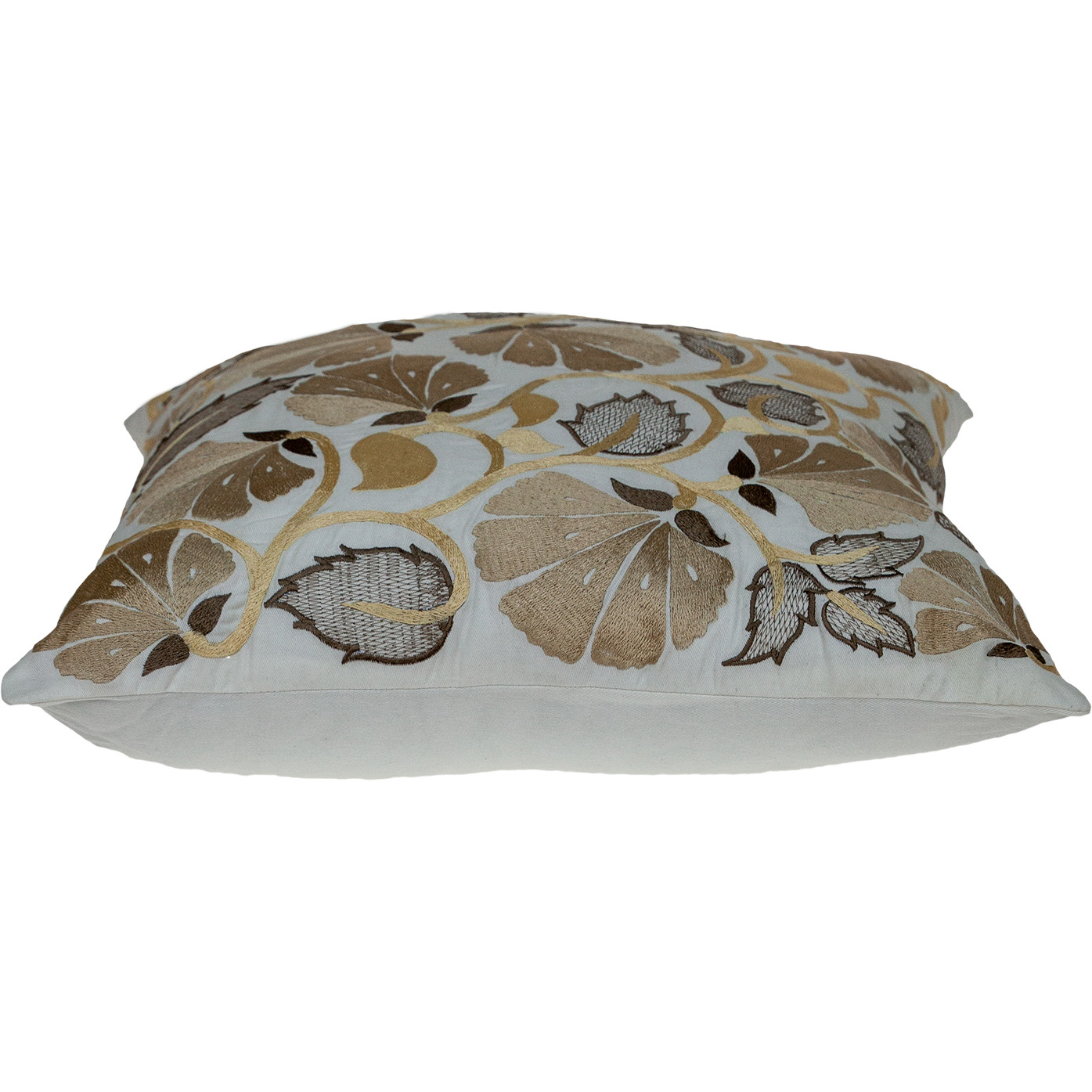 Parkland Collection Cassidy Accent White Pillow Cover With Poly Insert