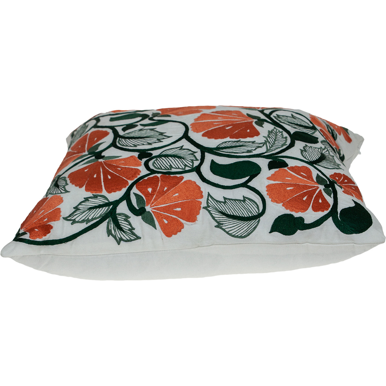 Parkland Collection Cassidy Accent White Pillow Cover With Poly Insert