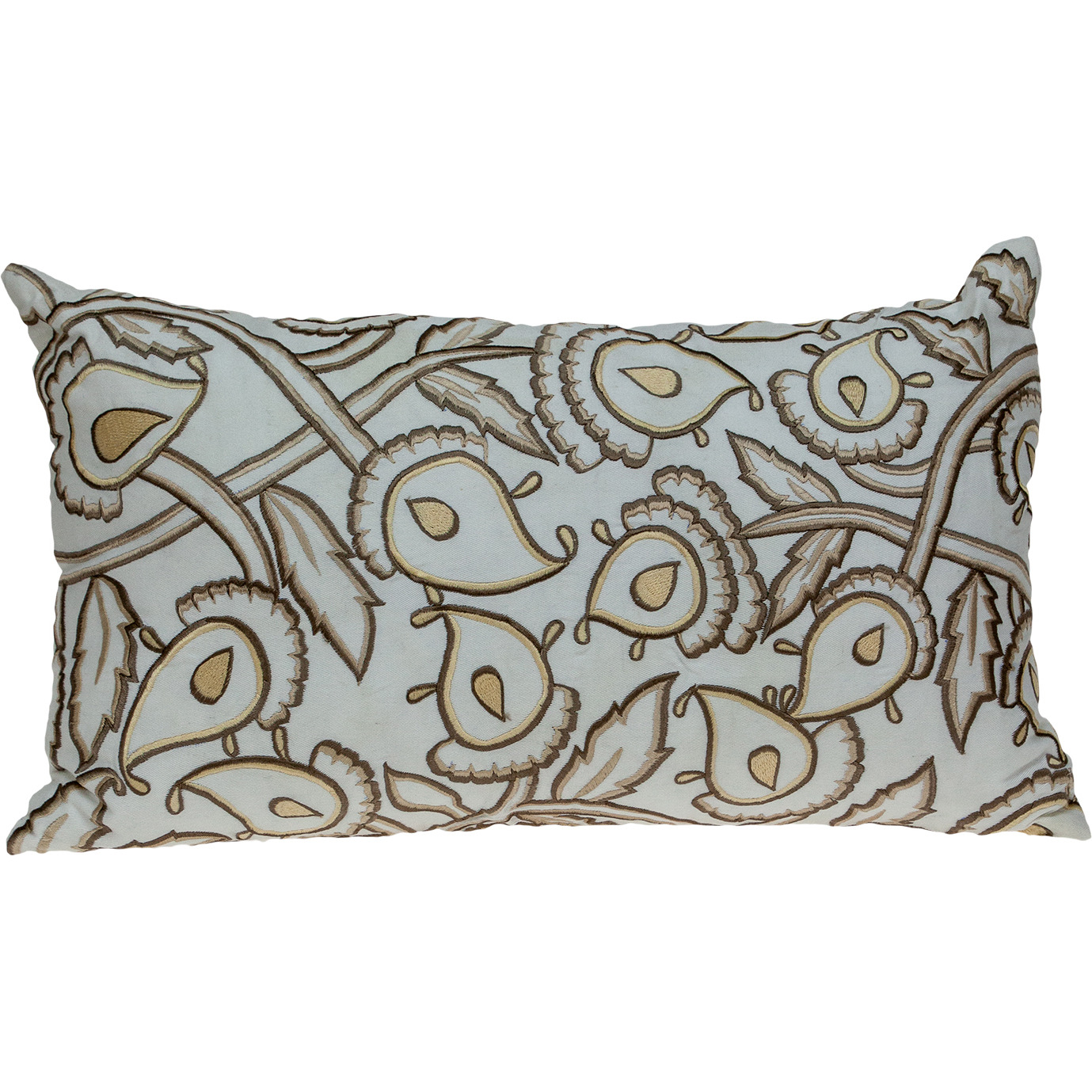 Parkland Collection Celeste Accent White Pillow Cover With Poly Insert