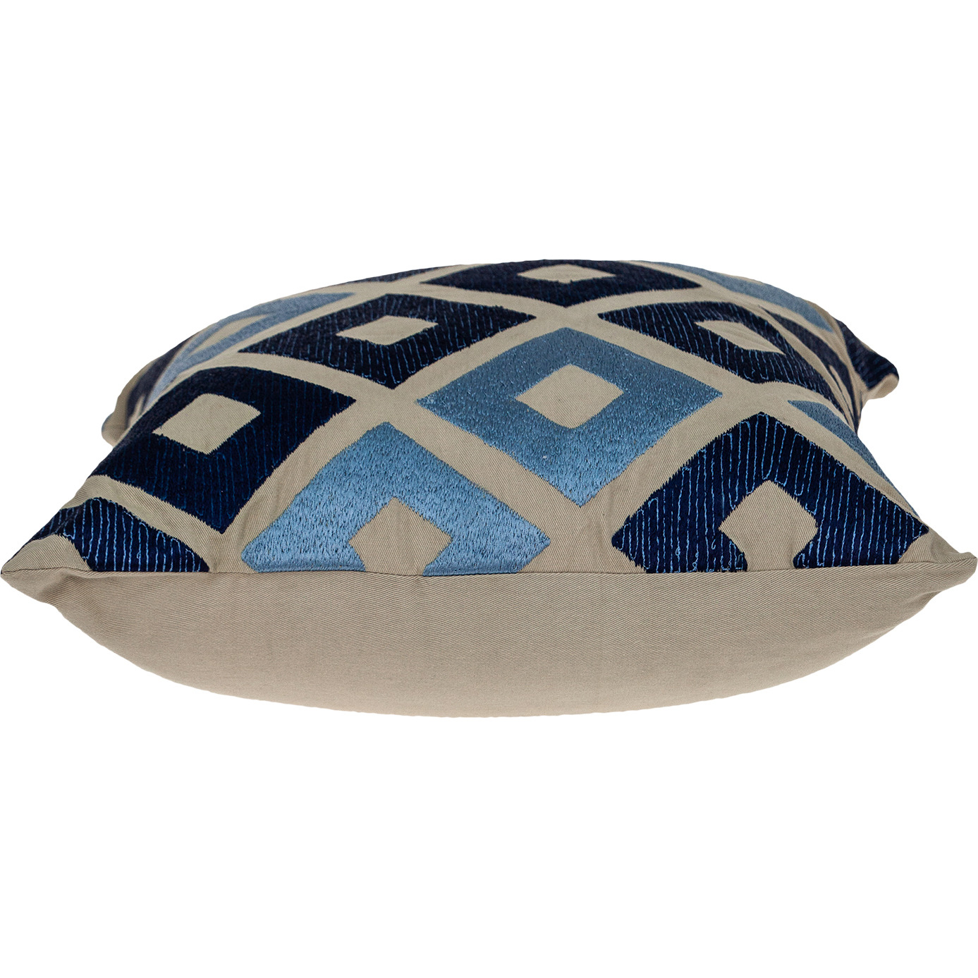 Parkland Collection Diyaa Transitional Beige Pillow Cover With Poly Insert
