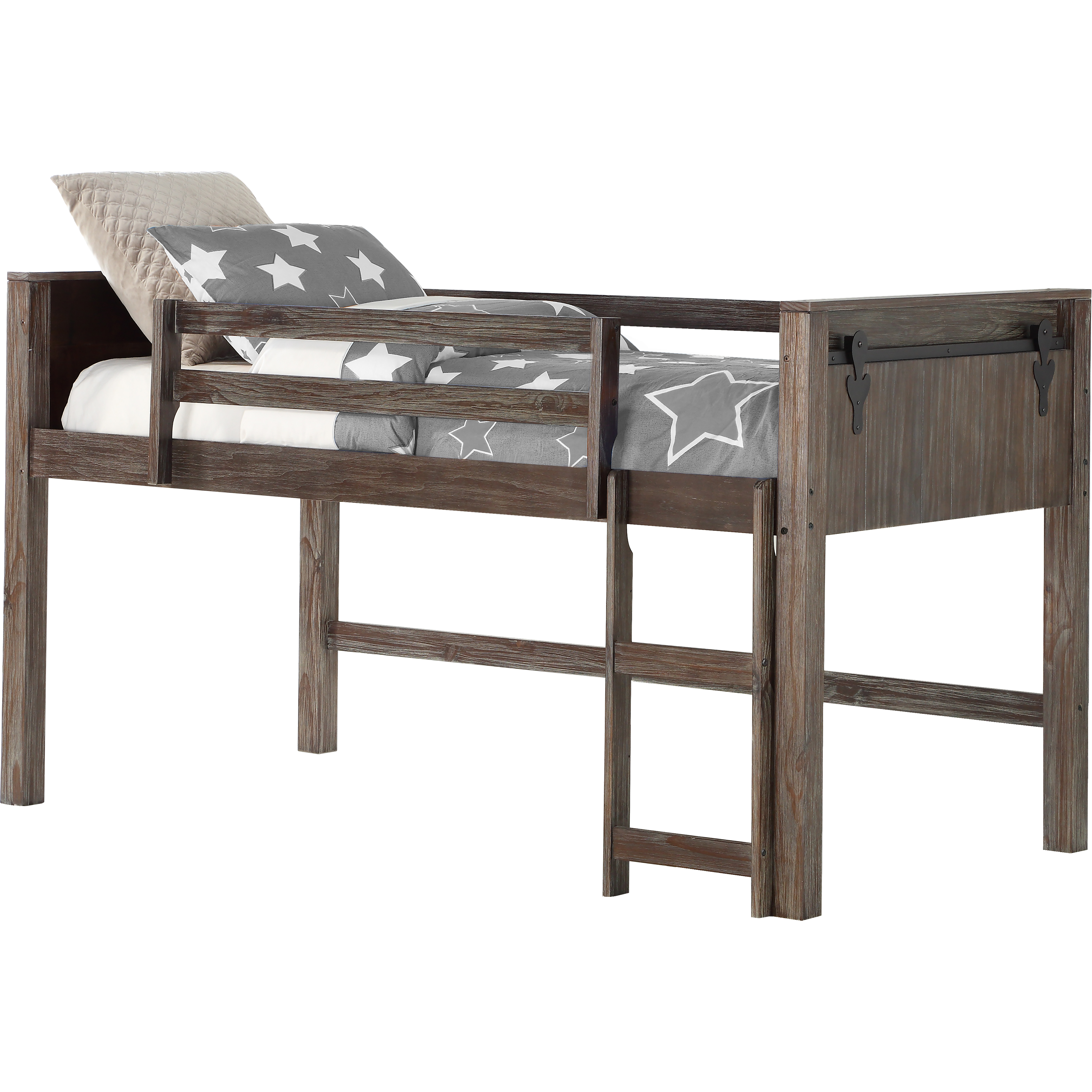LOW LOFT HDBD/FTBD/RAILS/SLATS BRUSHED SHADOW
