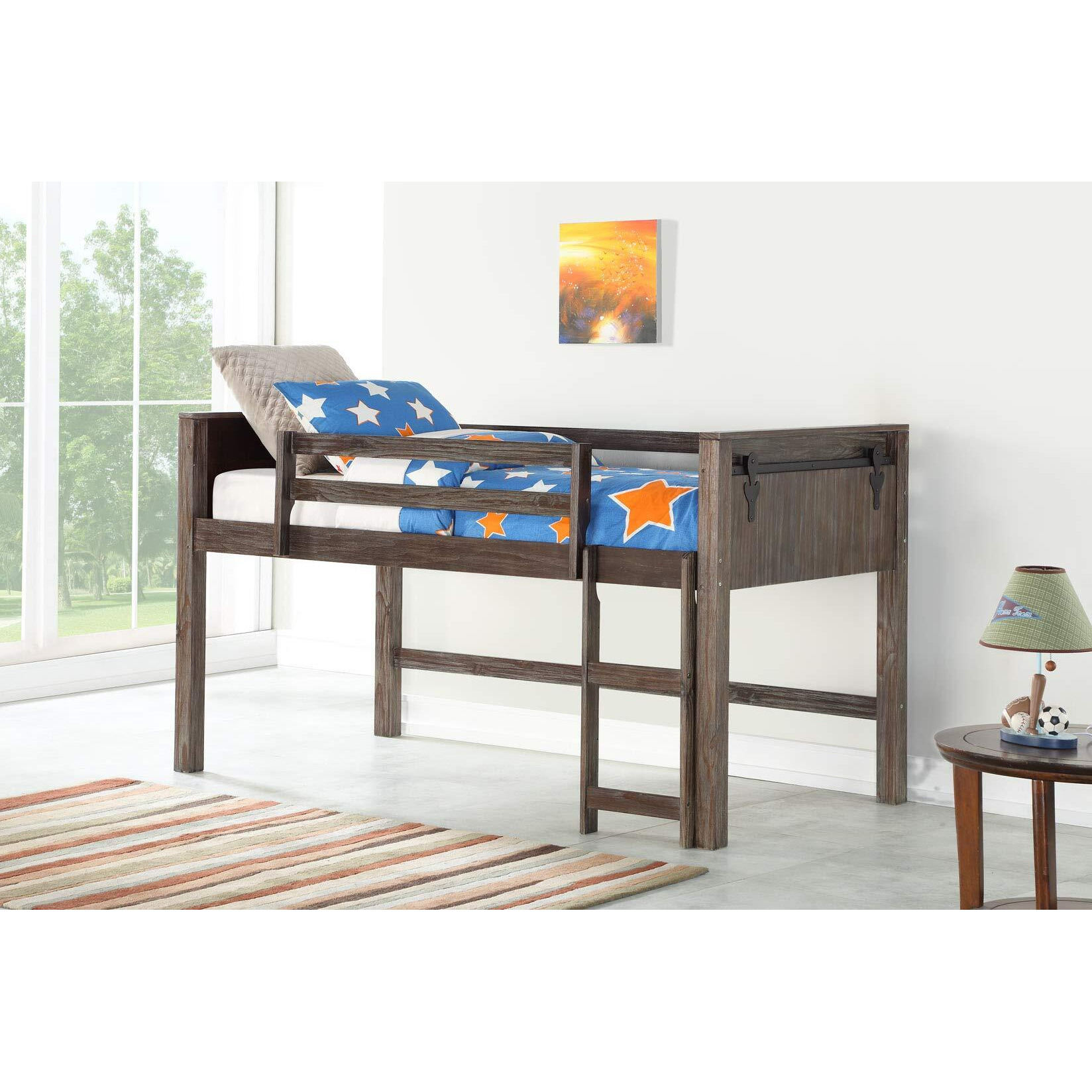 LOW LOFT HDBD/FTBD/RAILS/SLATS BRUSHED SHADOW