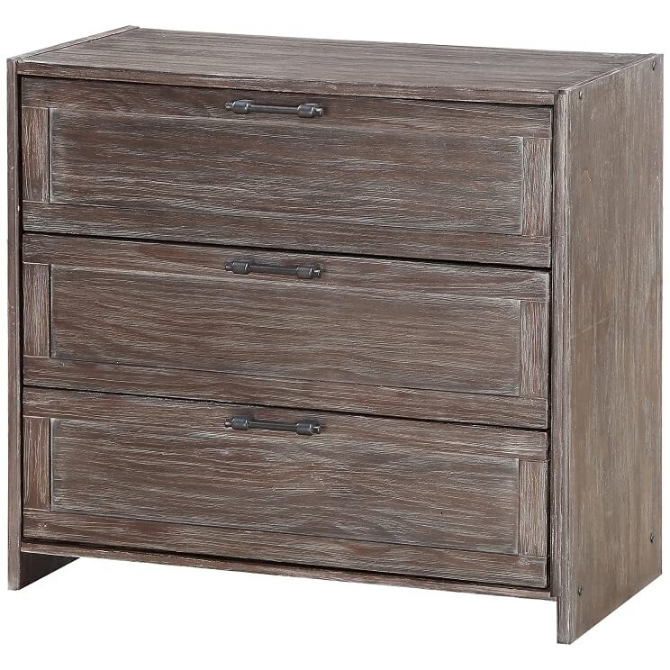 LOW LOFT 3 DRAWER CHEST BRUSHED SHADOW