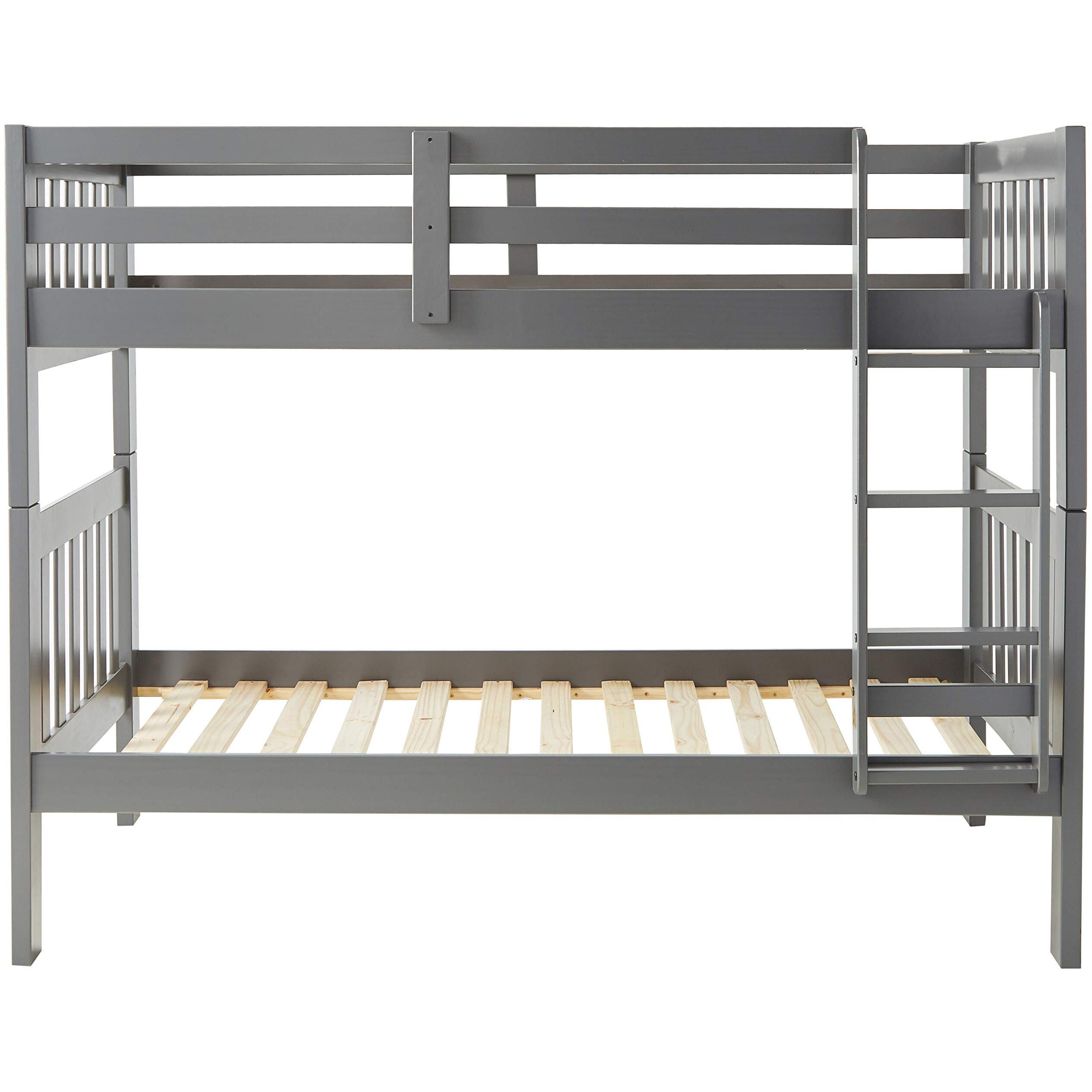 TWIN/TWIN MISSION BUNKBED DARK GREY