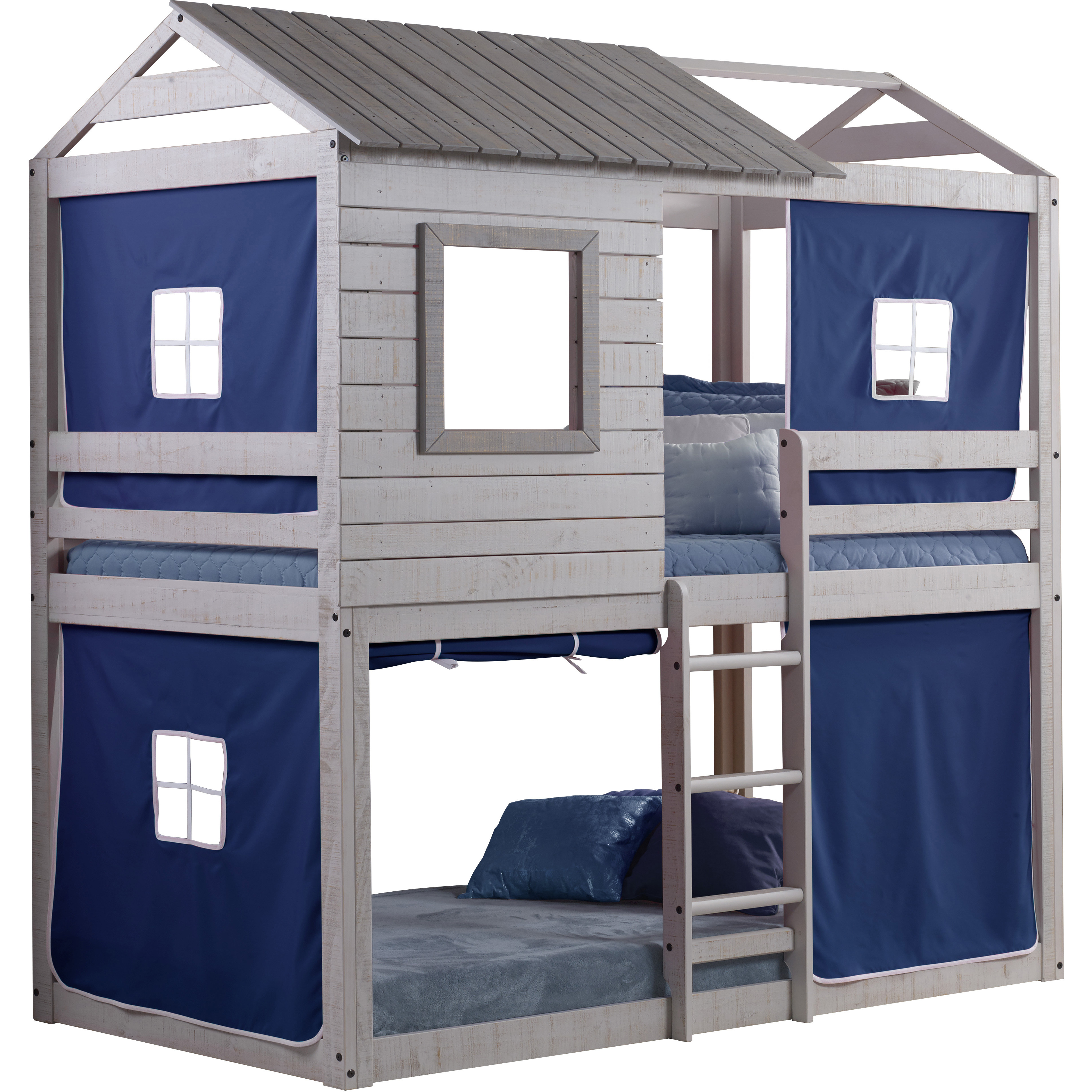 DEER BLIND BUNK RUSTIC GREY W/BLUE TENT KIT