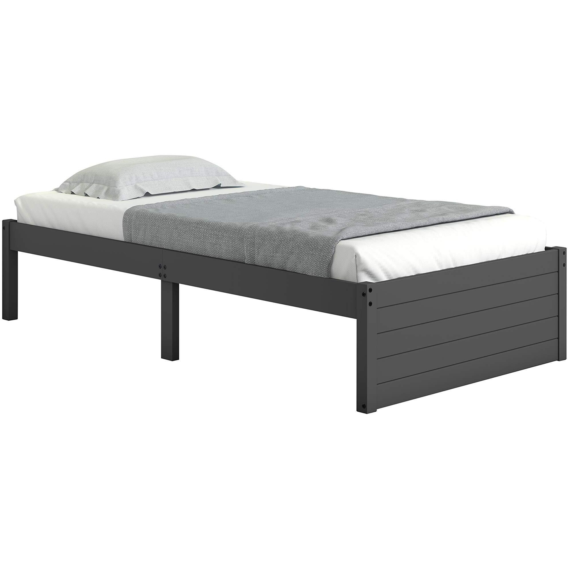 TWIN BED DARK GREY