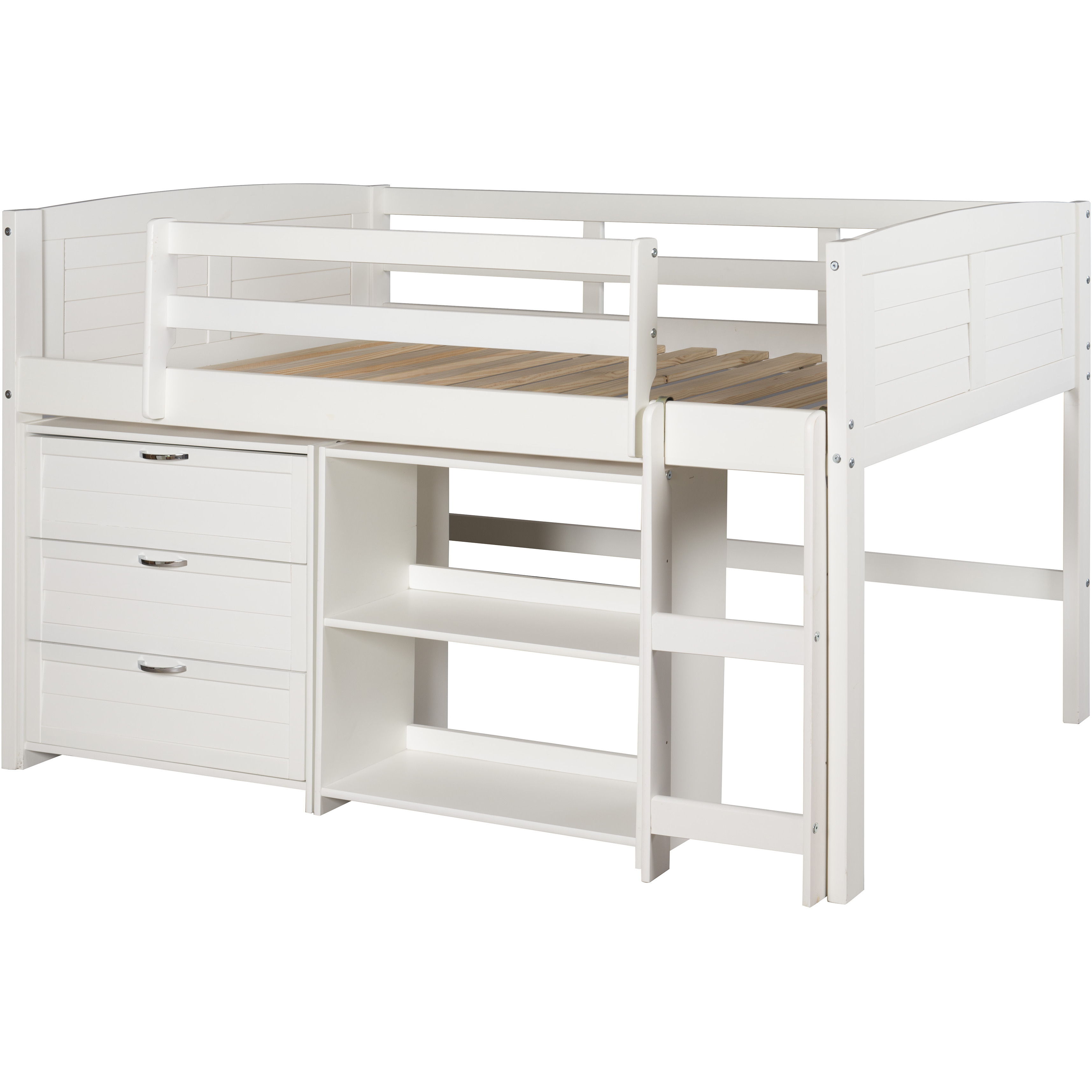 TWIN LOUVER LOW LOFT GROUP C - WHITE