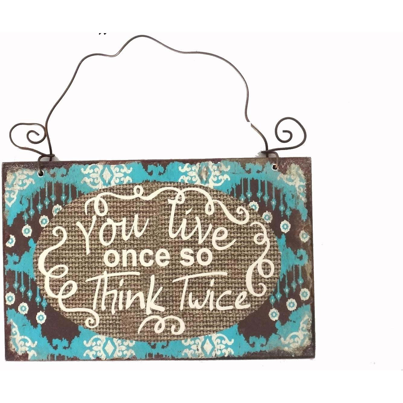 MDF WALL PLAQUE/6-1/2&quotL