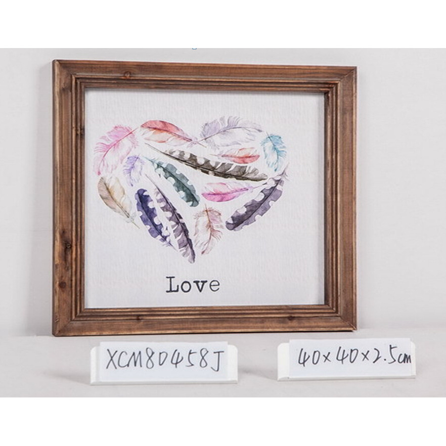 WD FRAMED ART-16X16"-LOVE