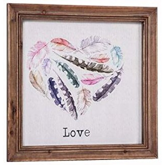 WD FRAMED ART-16X16"-LOVE