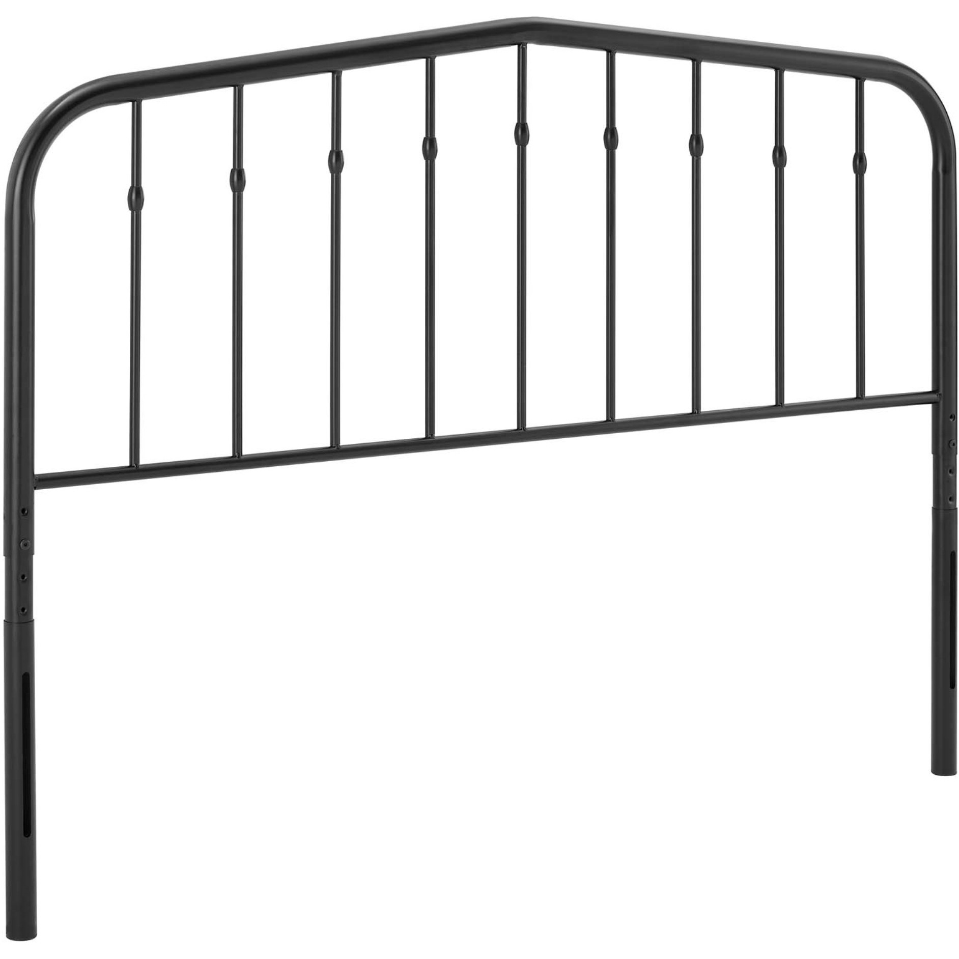 Lennon Queen Metal Headboard - Black