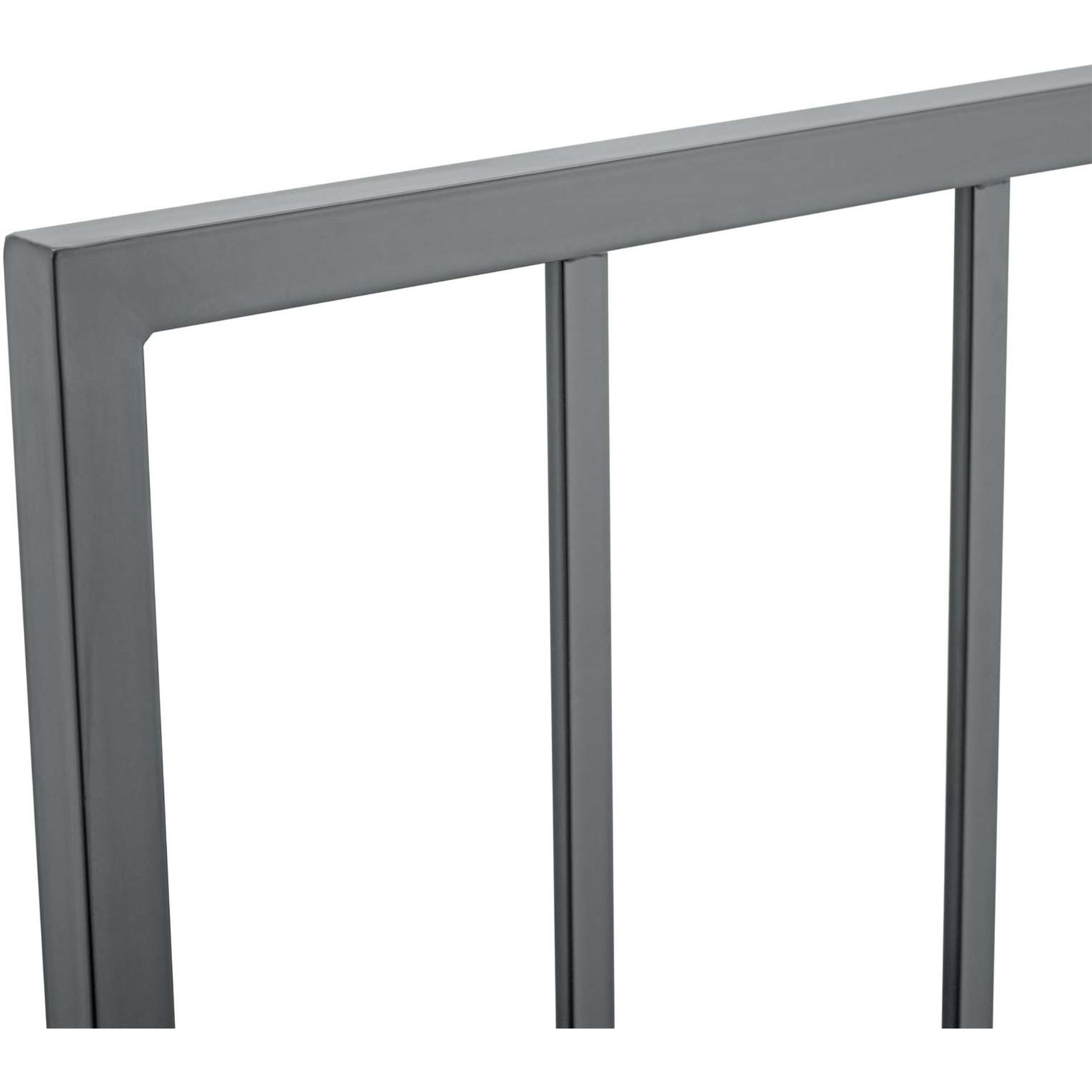 Tatum King Metal Headboard - Gray