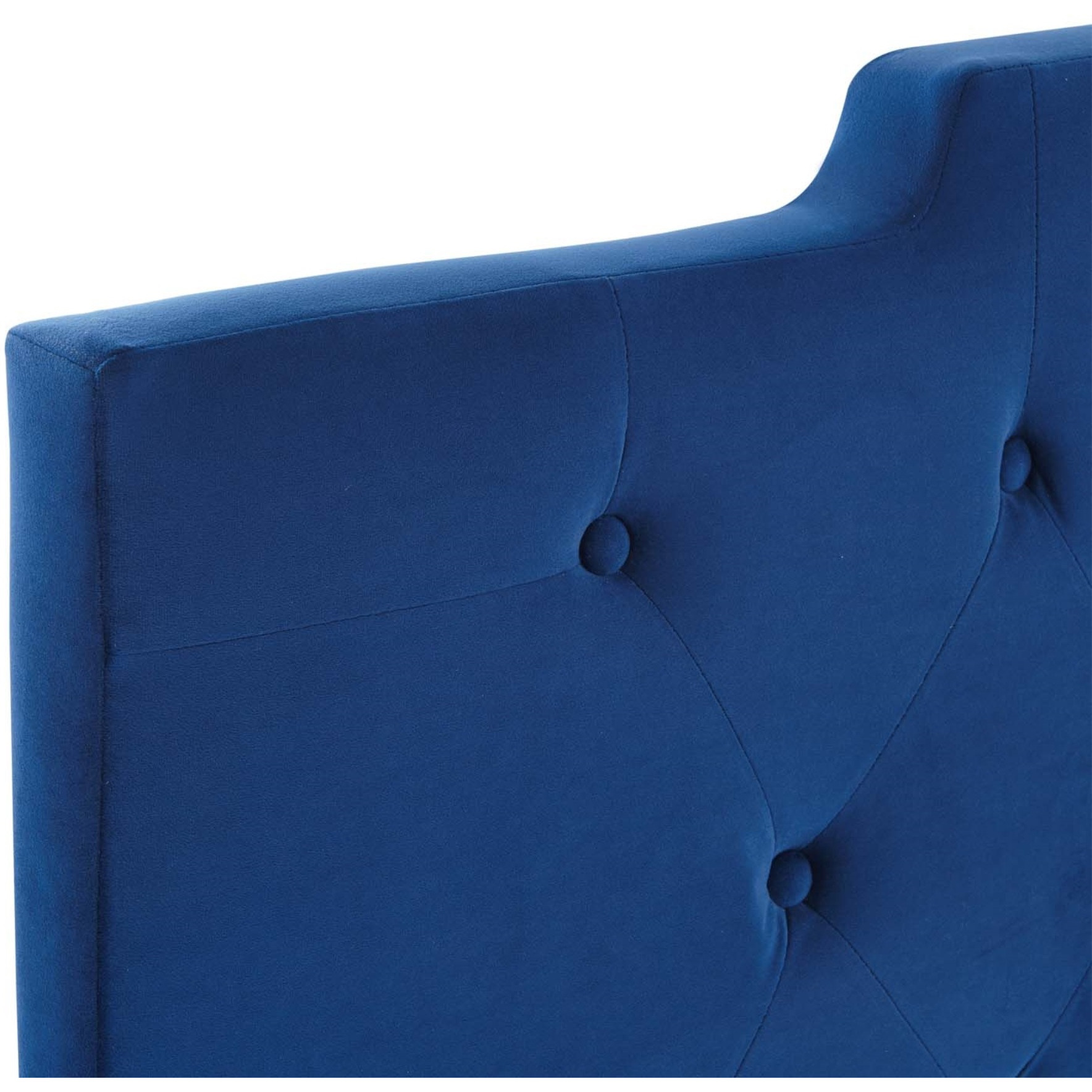 Juliet Tufted Twin Performance Velvet Headboard - Navy
